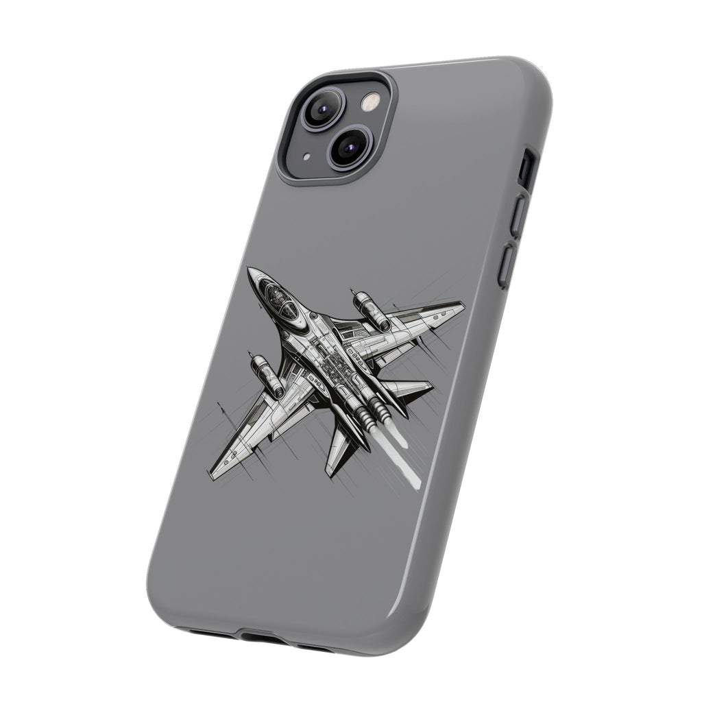 Tough Cases - Airplane Phone Case, Fighter Jet Design, Gift for Aviation Lovers, Durable Protection, Cool Tech Accessories