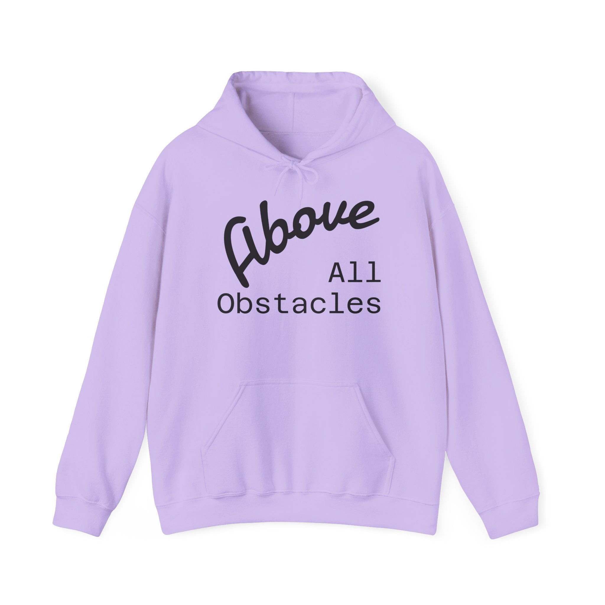 Above All Obstacles Hoodie - Motivational Sweatshirt, Unisex Graphic Hooded Sweatshirt, Gift for Dreamers, Travel Inspired Apparel, [...]