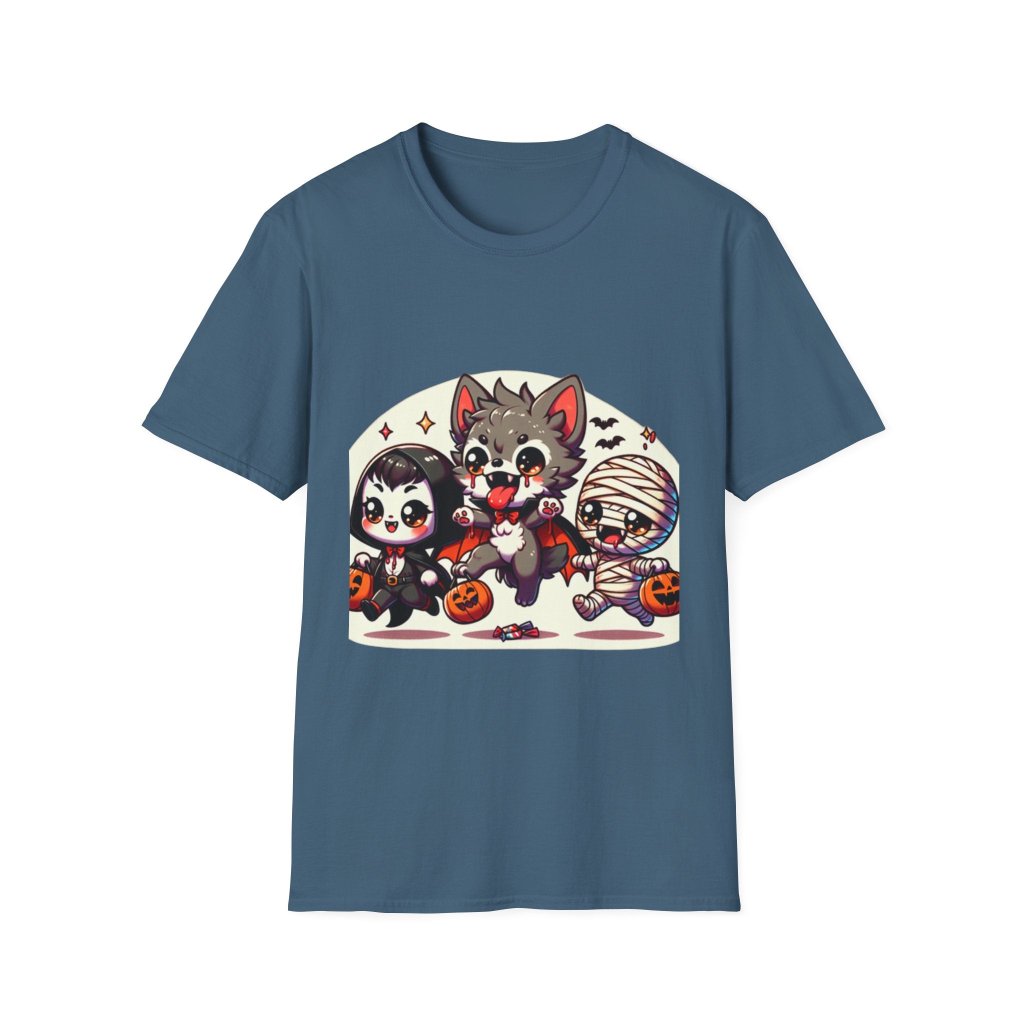 Cute Halloween Kids T-Shirt, Unisex Tee for Fall Festivals, Trick or Treat, Costume Party, Gift Idea