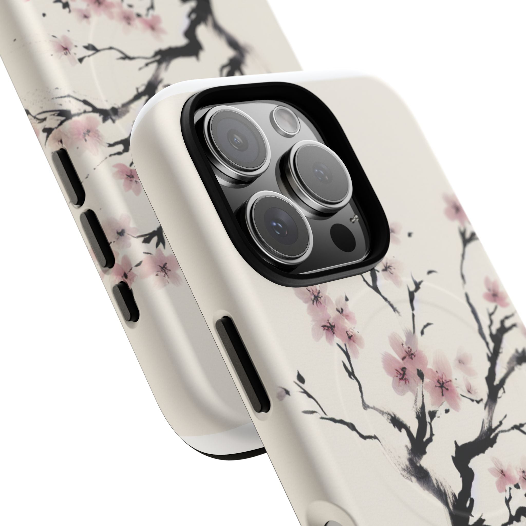 Cherry Blossom Tough Case, Floral Phone Cover, Protective Phone Case, Spring Gift, Unique Cell Phone Case
