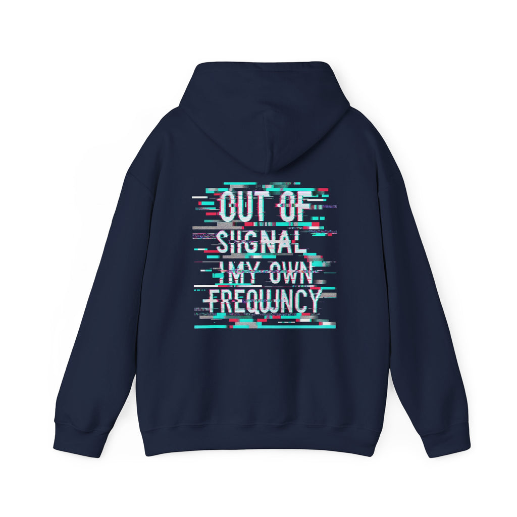 WiFi Frequency Hoodie - Unisex Heavy Blend Hooded Sweatshirt for Tech Lovers, Perfect Gift for Gamers, Cozy Lounge Wear, Casual Style