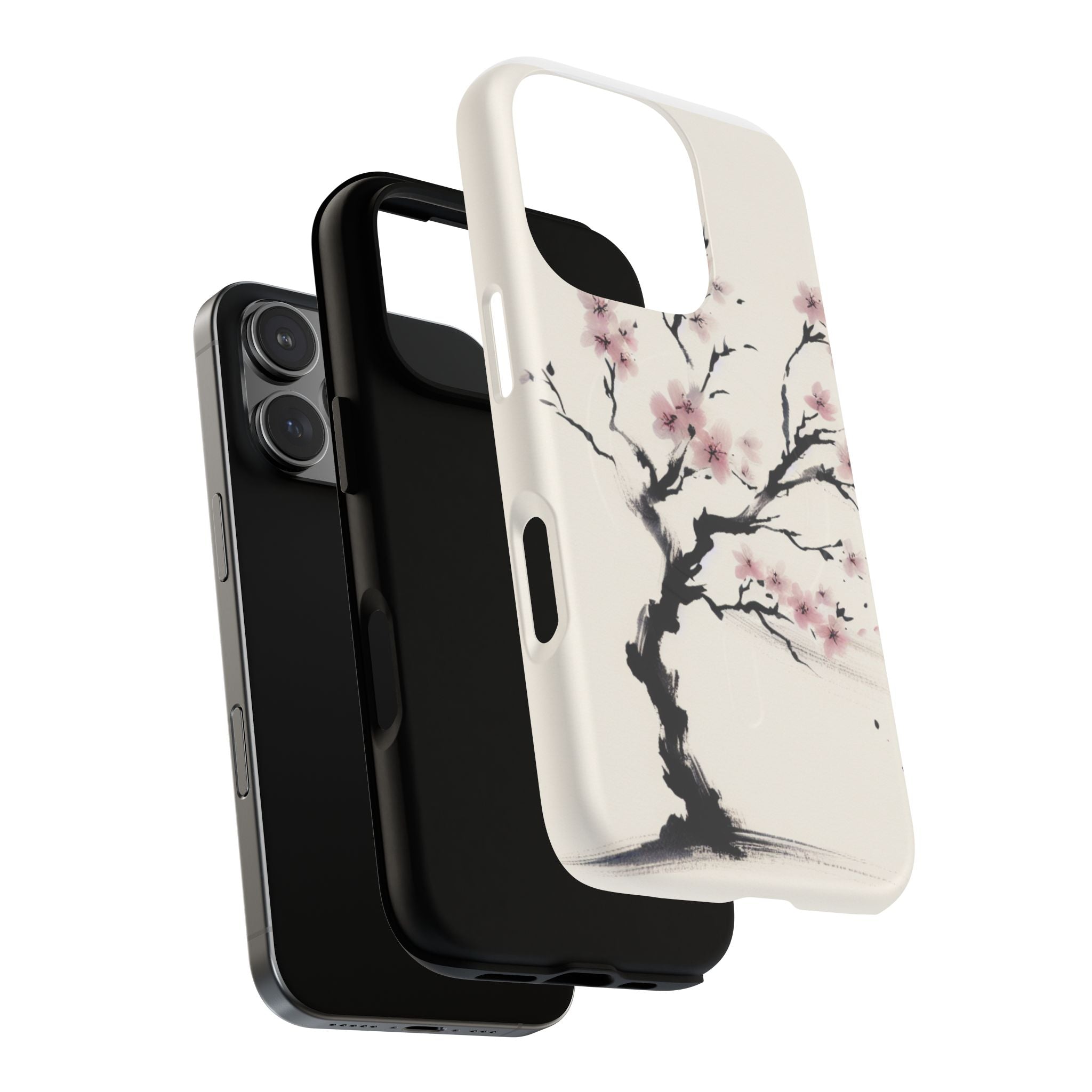 Cherry Blossom Tough Case, Floral Phone Cover, Protective Phone Case, Spring Gift, Unique Cell Phone Case