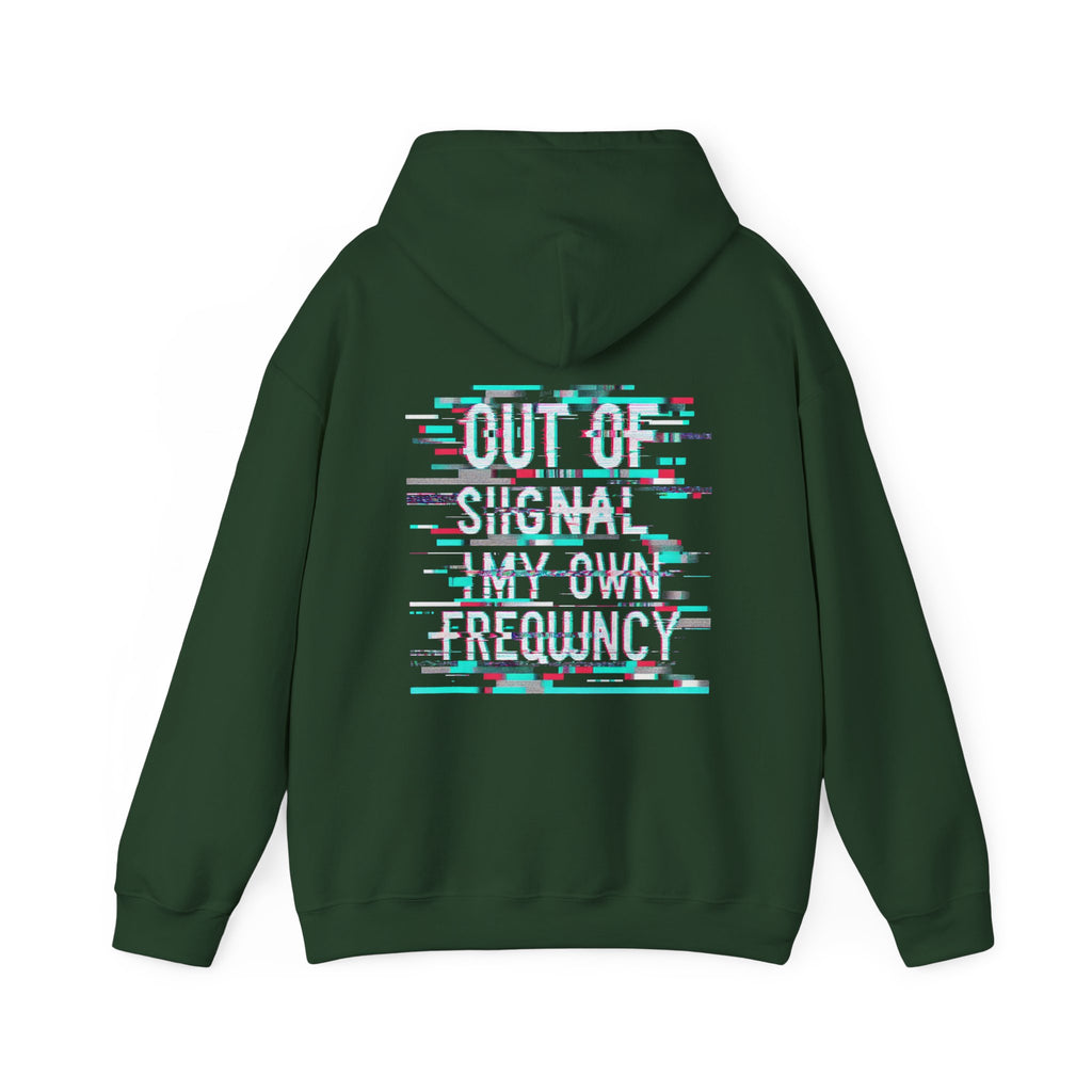 WiFi Frequency Hoodie - Unisex Heavy Blend Hooded Sweatshirt for Tech Lovers, Perfect Gift for Gamers, Cozy Lounge Wear, Casual Style