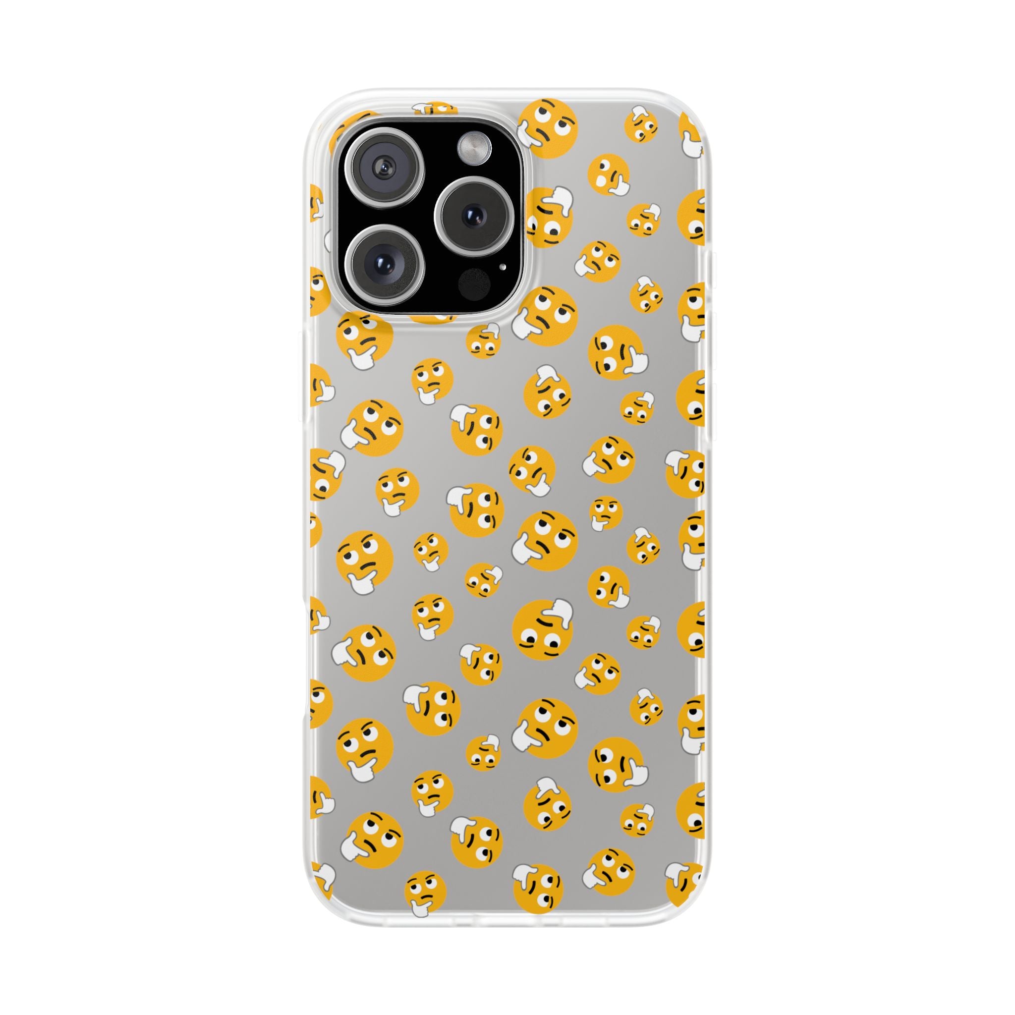 Cheerful Emoji Phone Cases, Cute Flexi Cases for iPhone, Fun Cell Phone Accessories, Gift for Teens, Birthday Party Favor