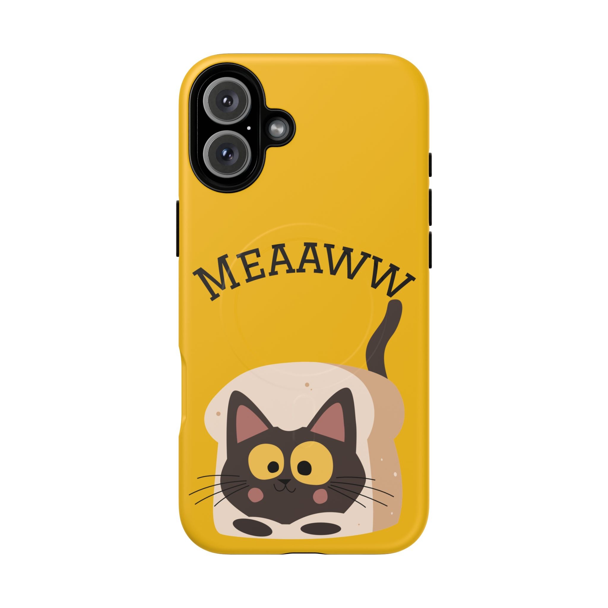 Funny Cat Phone Case for Pet Lovers, Tough Magnetic Cases, Cute Cat Accessory, Gift for Cat Owners, Unique Cat Themed Gift