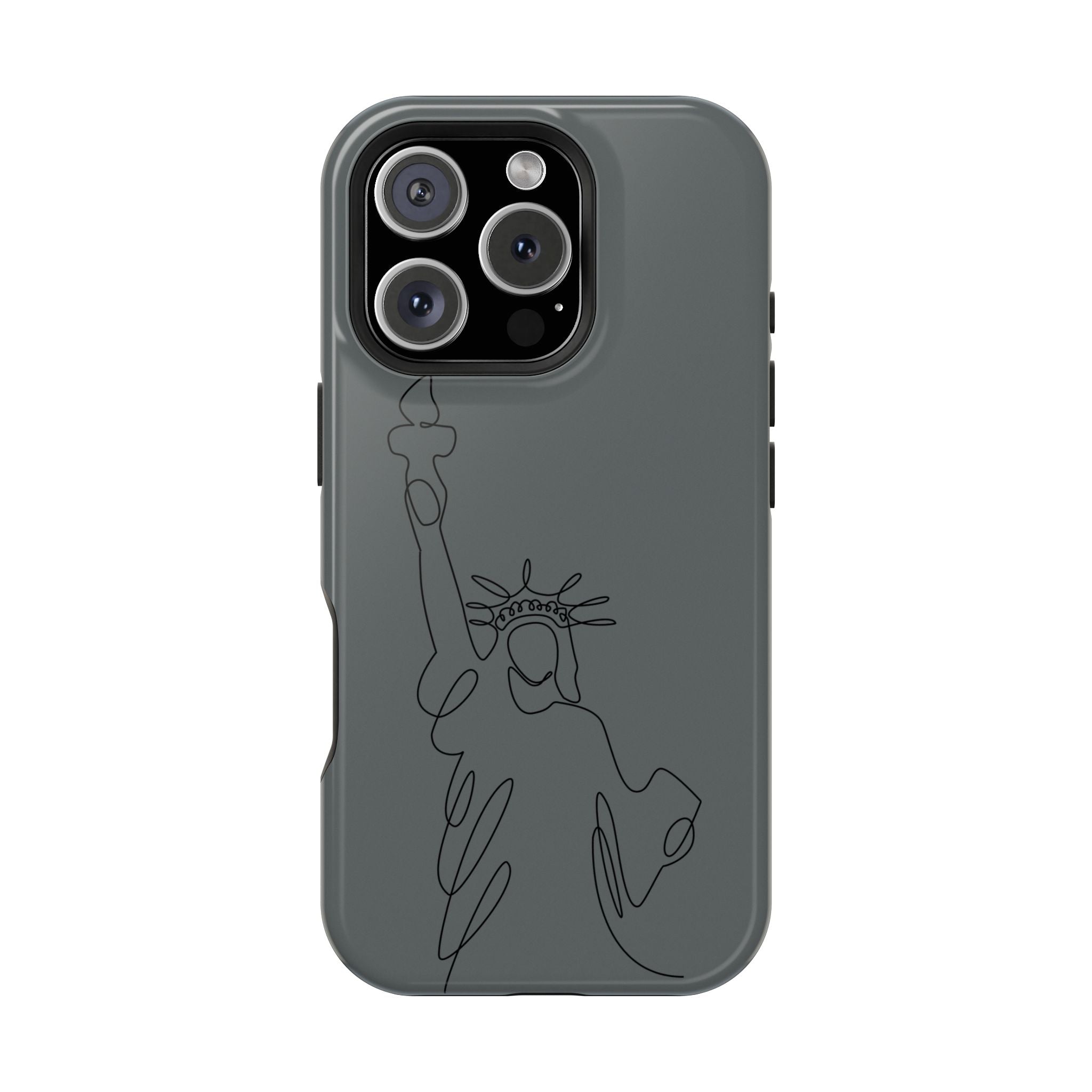 Stylish Impact-Resistant Phone Case with Liberty Design, Protective Cover, Gift for Travel Lovers, Unique Phone Accessory, Holiday Present