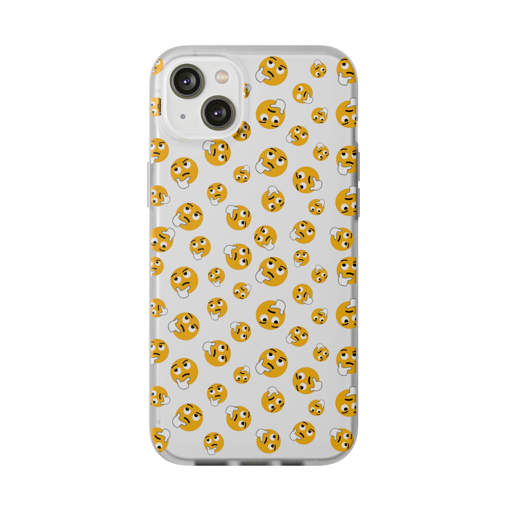 Cheerful Emoji Phone Cases, Cute Flexi Cases for iPhone, Fun Cell Phone Accessories, Gift for Teens, Birthday Party Favor