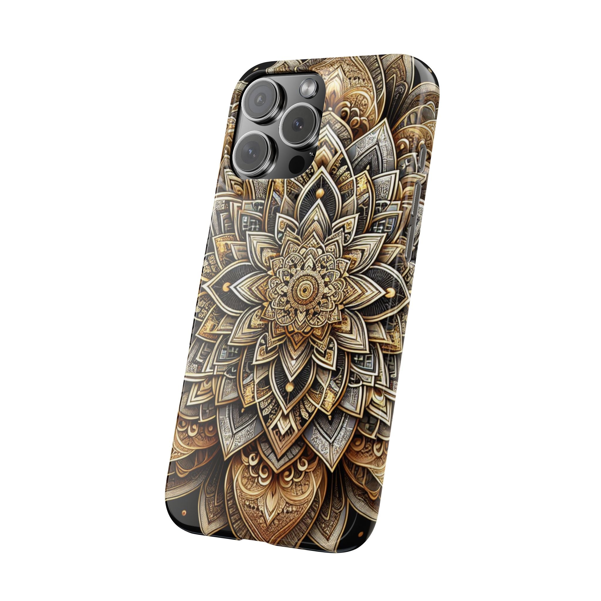 Ornate Mandala Phone Case | Boho Slim Cases for iPhone | Unique Art Gifts | Trendy Phone Accessories | Ideal for Her | Birthday & Holidays