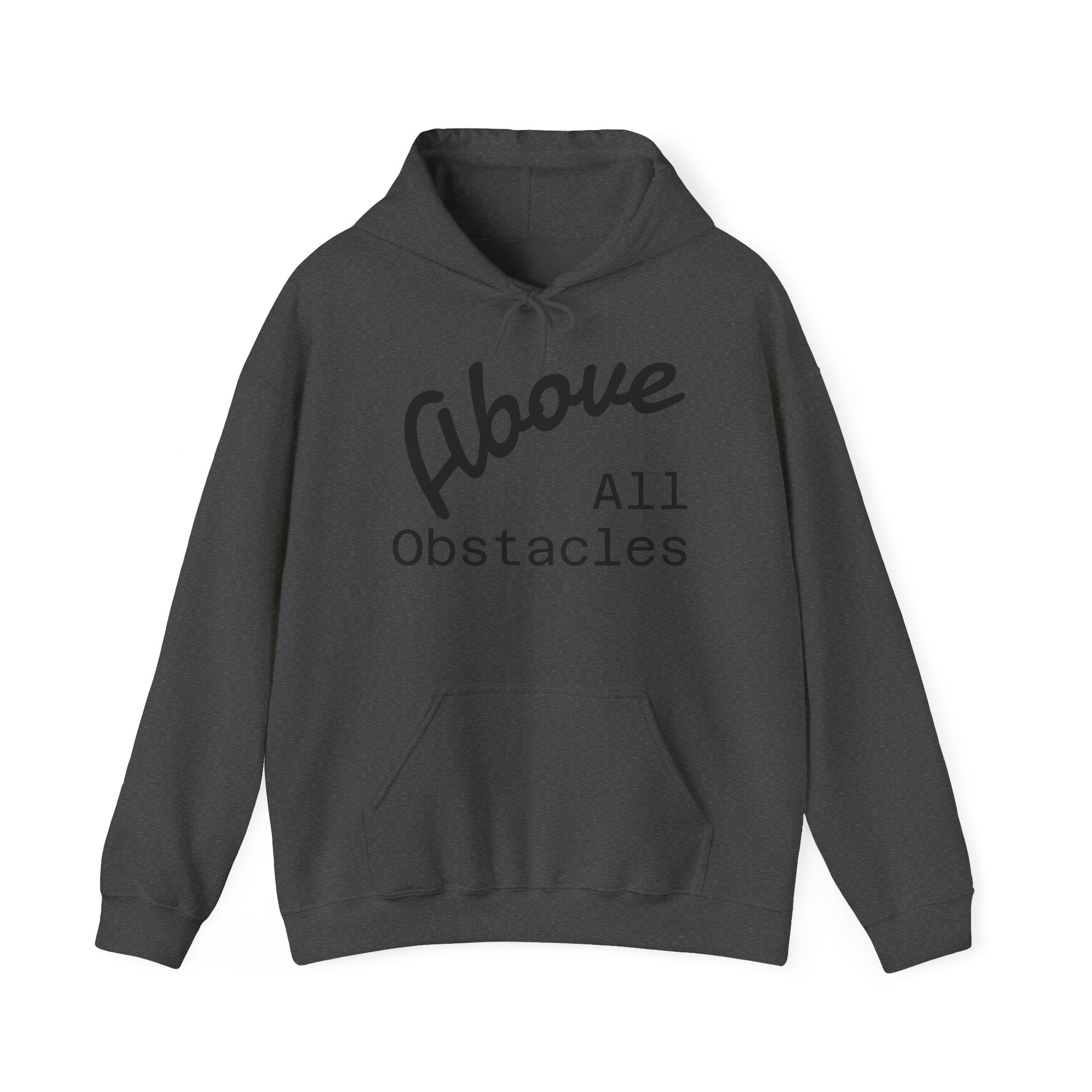 Above All Obstacles Hoodie - Motivational Sweatshirt, Unisex Graphic Hooded Sweatshirt, Gift for Dreamers, Travel Inspired Apparel, [...]