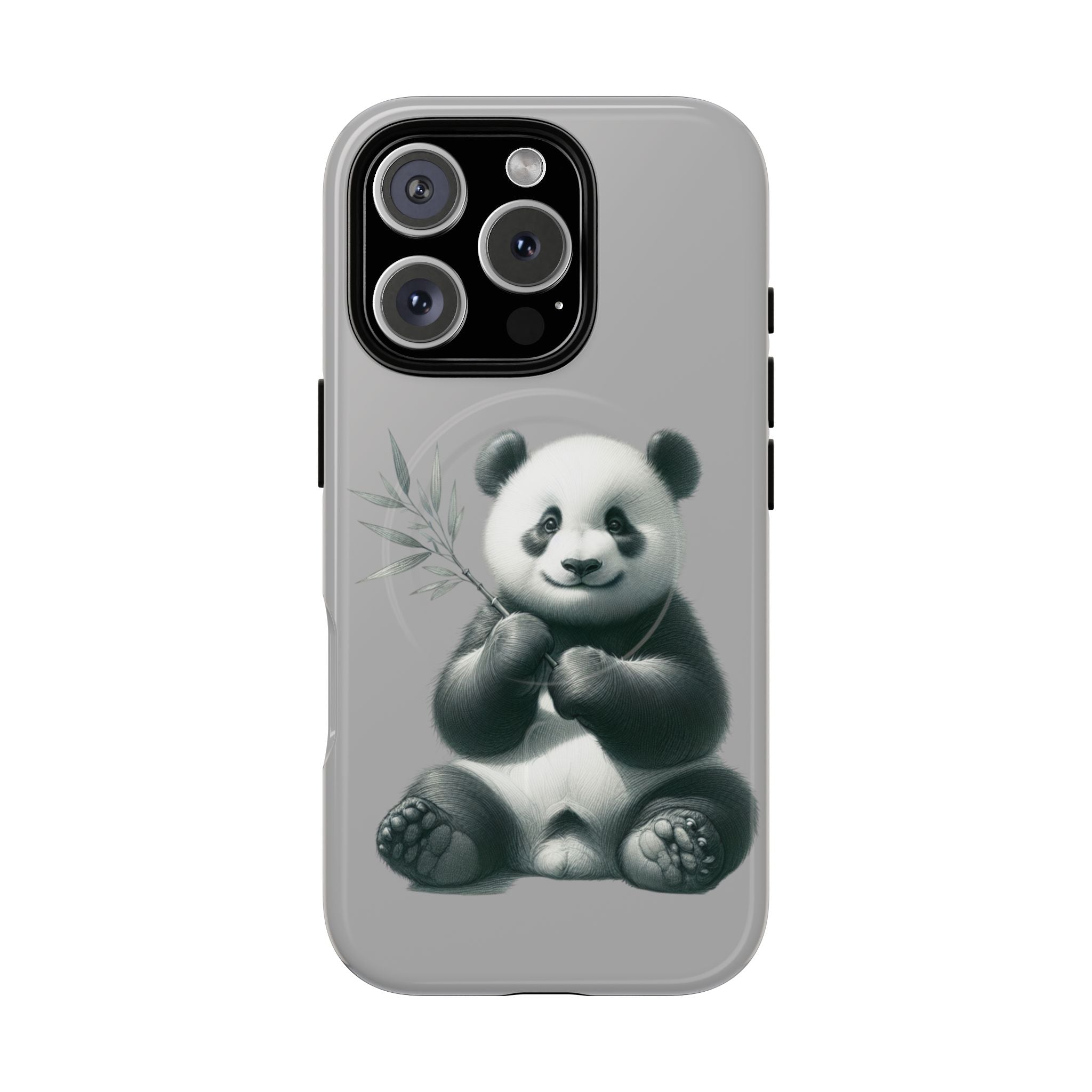 Cute Panda Magnetic Phone Case, Durable Phone Cover, Gift for Animal Lovers, Cute Phone Accessory, Stylish Protection Case