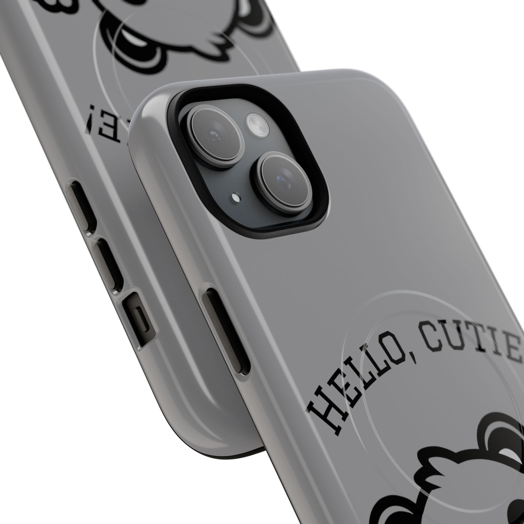 Cute Panda Phone Case, Tough Magnetic Cases for iPhone, Hello Cutie Design, Fun Gift for Kids, Unique Tech Accessories