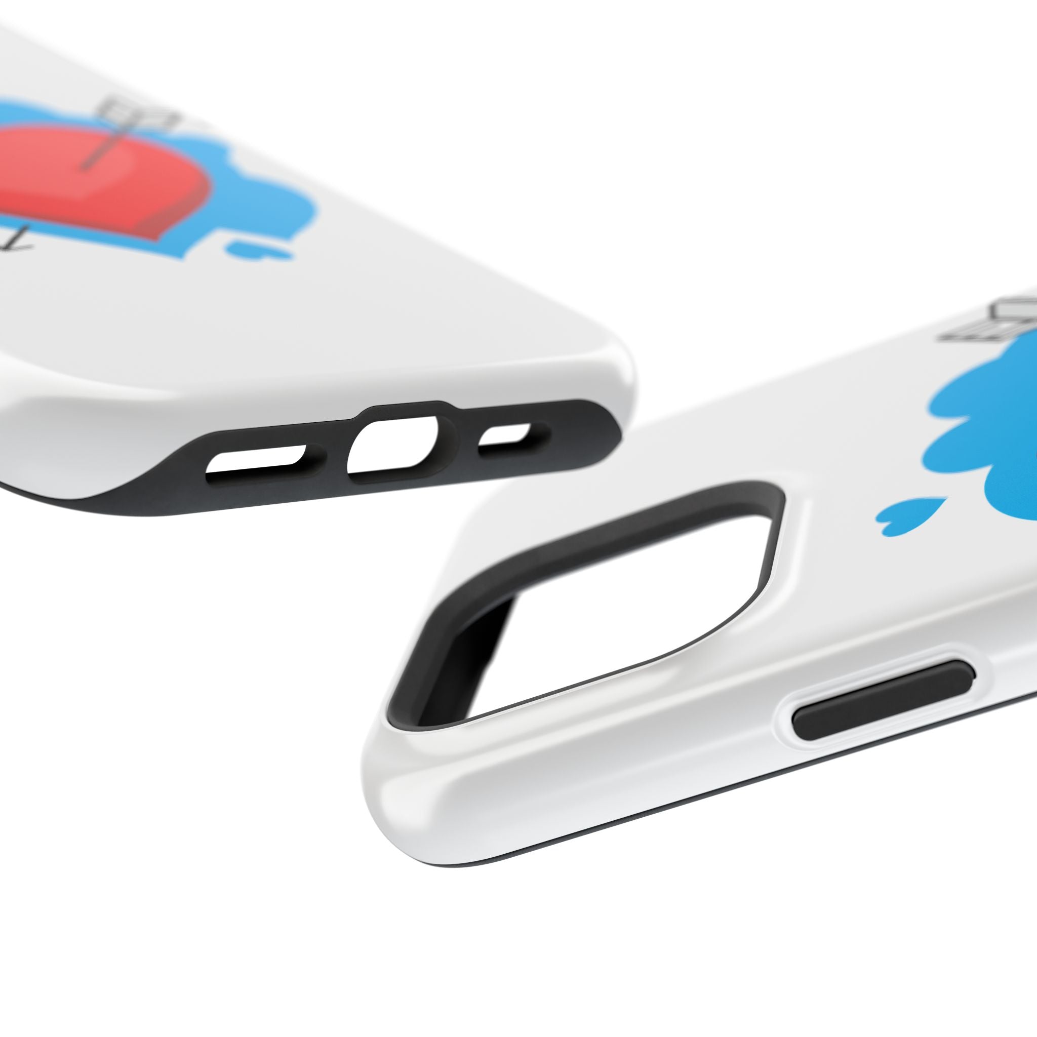 Heart Arrow Impact-Resistant Phone Case, Cute Phone Cover, Valentine's Day Gift, Durable Case, Love Themed Accessory