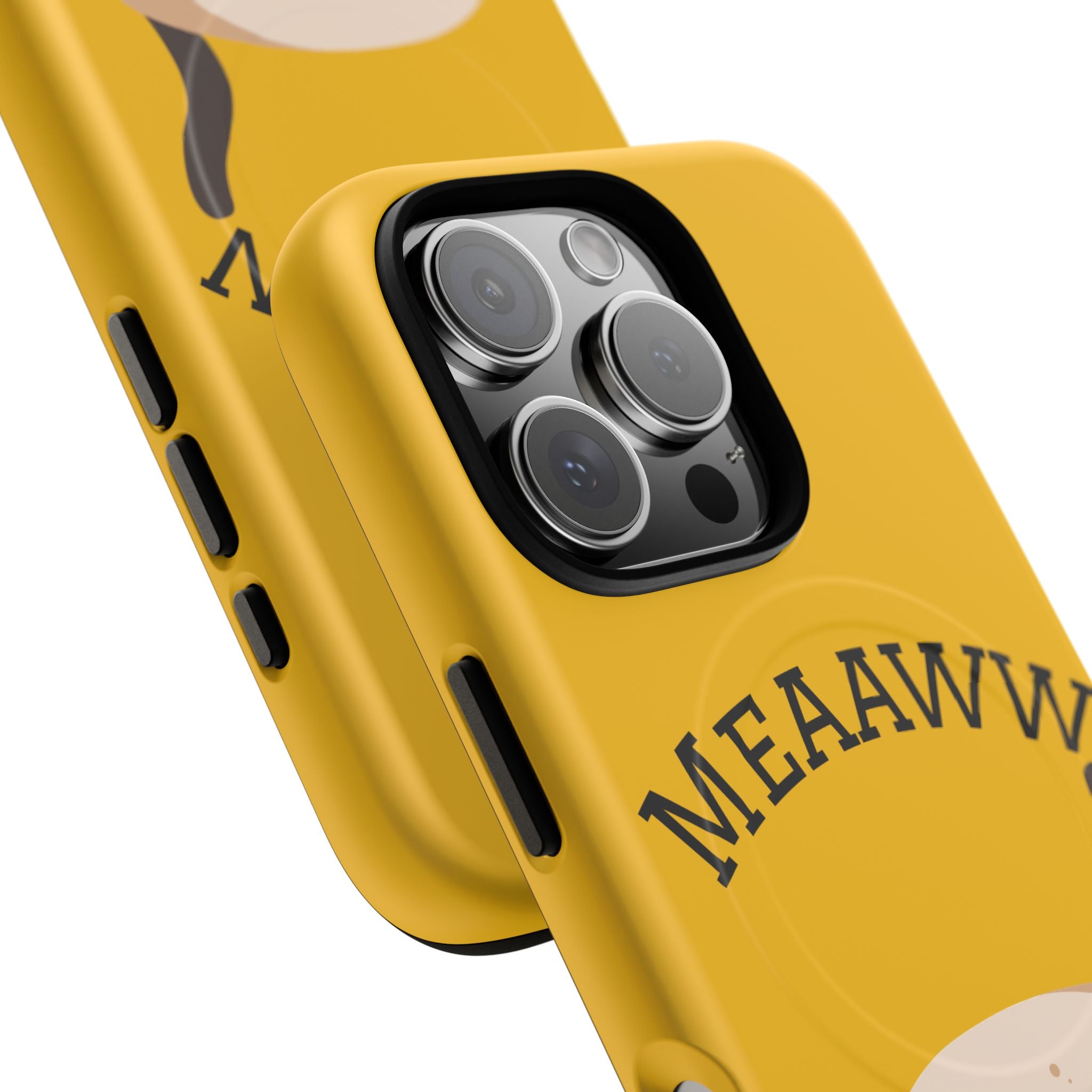 Funny Cat Phone Case for Pet Lovers, Tough Magnetic Cases, Cute Cat Accessory, Gift for Cat Owners, Unique Cat Themed Gift