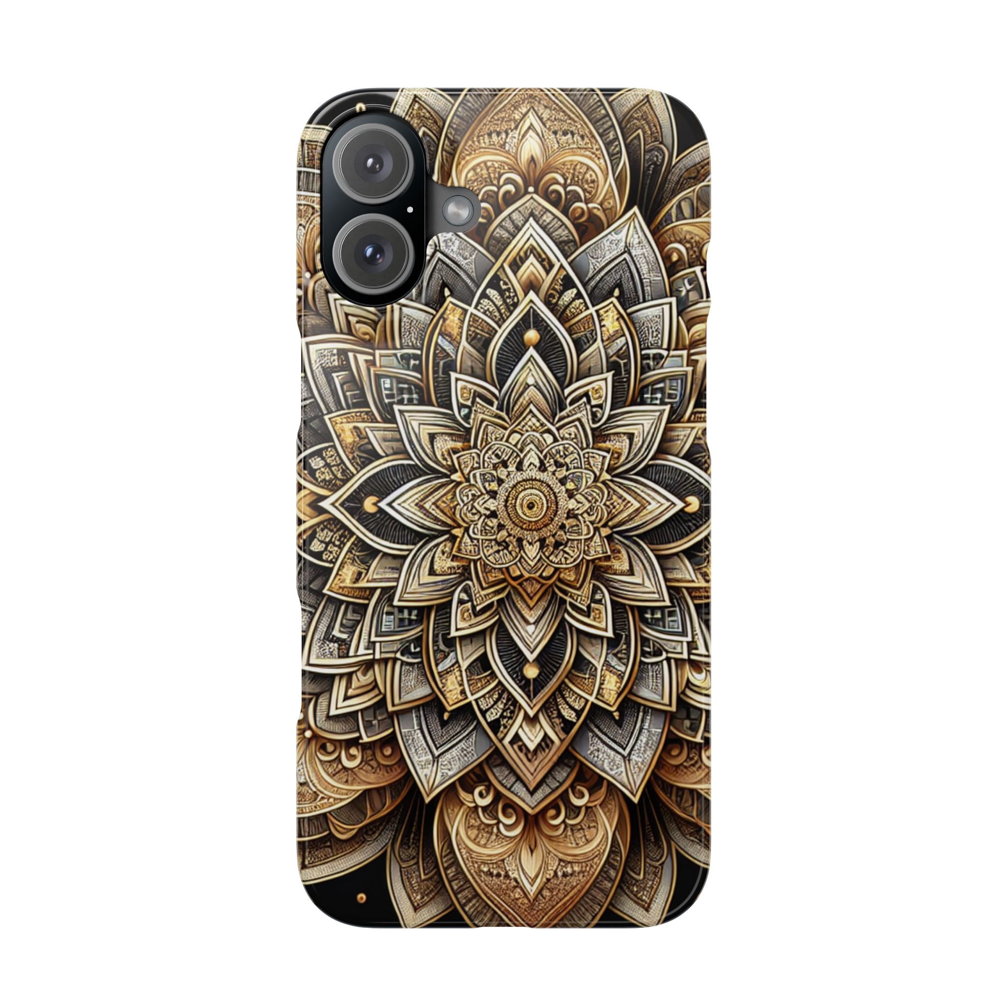 Ornate Mandala Phone Case | Boho Slim Cases for iPhone | Unique Art Gifts | Trendy Phone Accessories | Ideal for Her | Birthday & Holidays