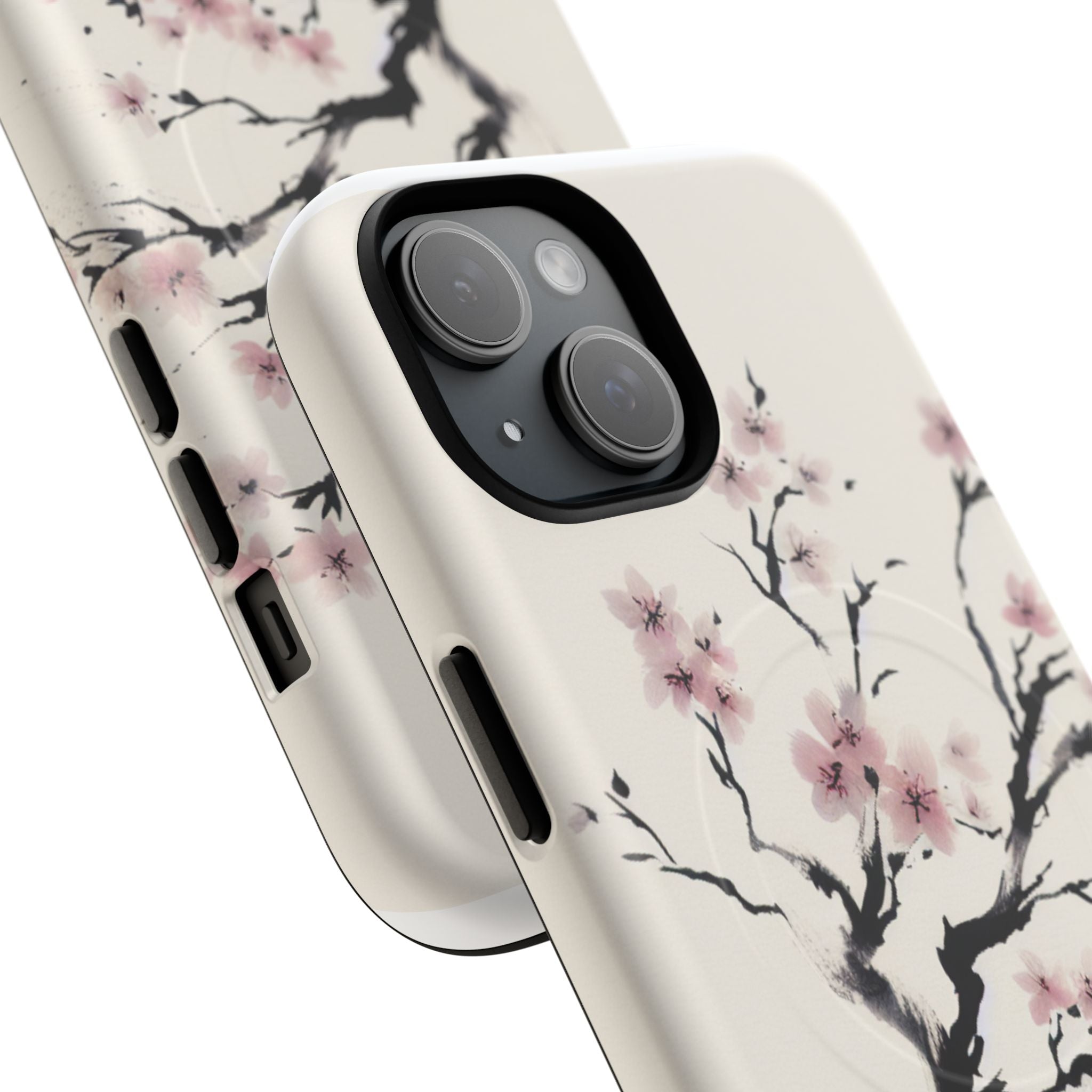 Cherry Blossom Tough Case, Floral Phone Cover, Protective Phone Case, Spring Gift, Unique Cell Phone Case