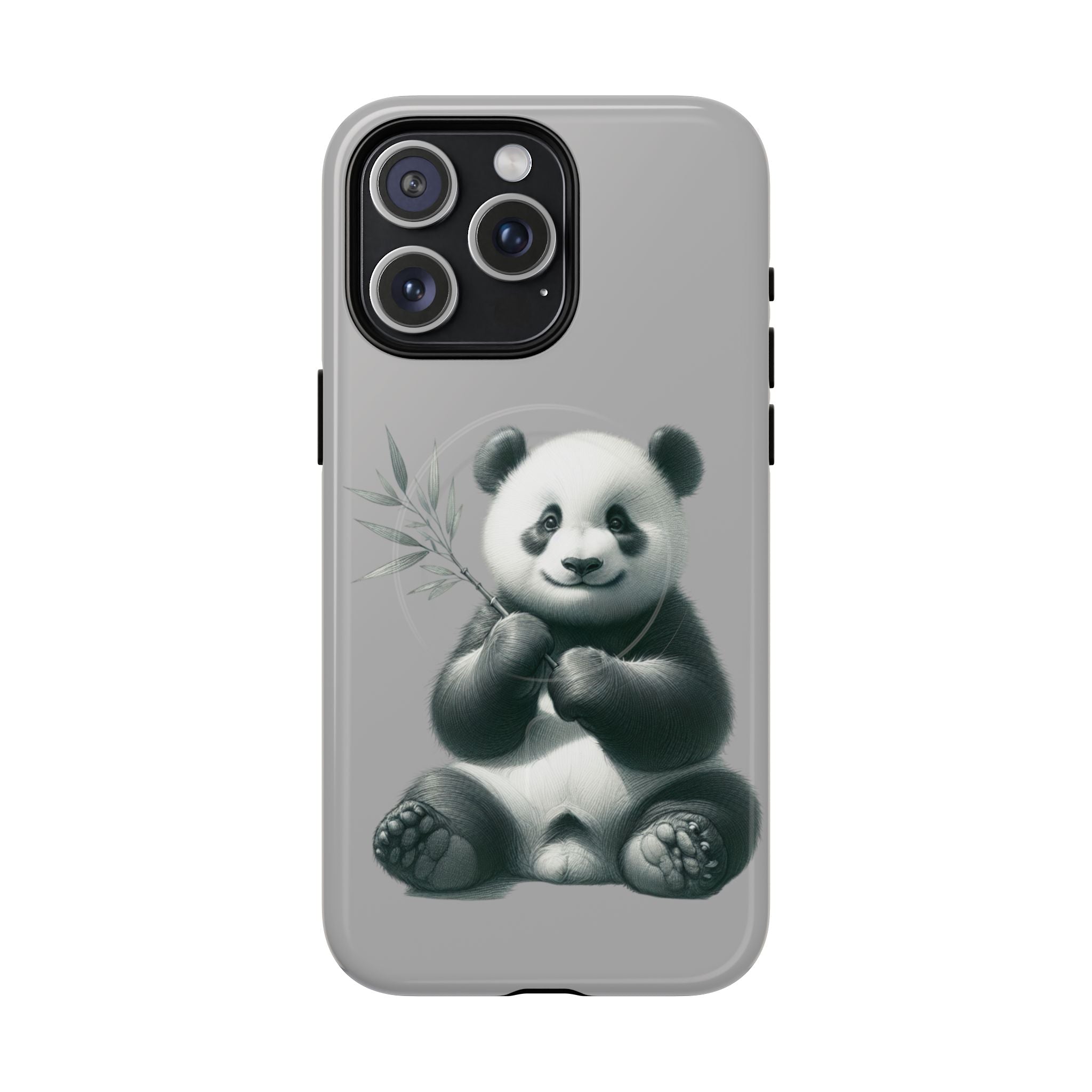Cute Panda Magnetic Phone Case, Durable Phone Cover, Gift for Animal Lovers, Cute Phone Accessory, Stylish Protection Case
