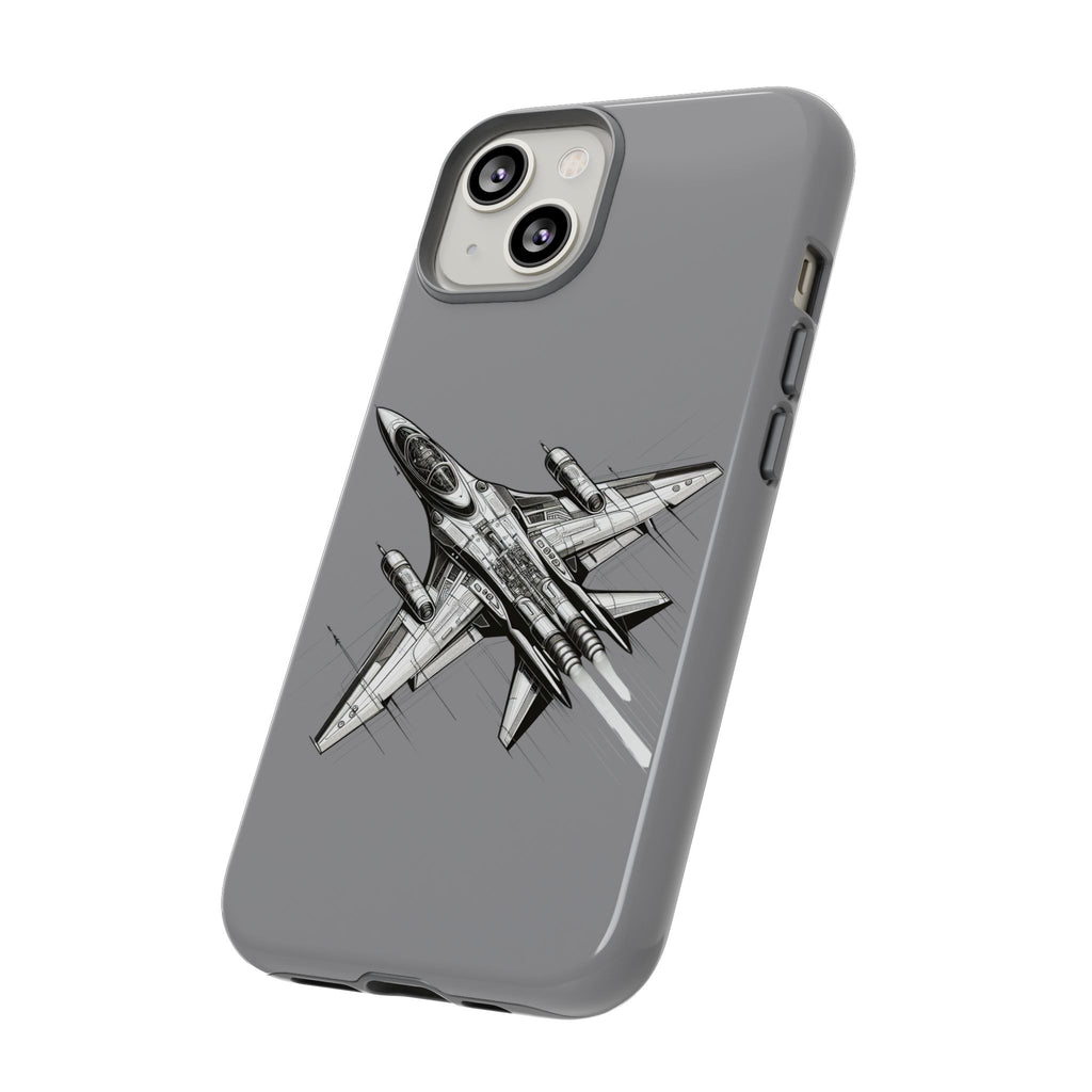 Tough Cases - Airplane Phone Case, Fighter Jet Design, Gift for Aviation Lovers, Durable Protection, Cool Tech Accessories
