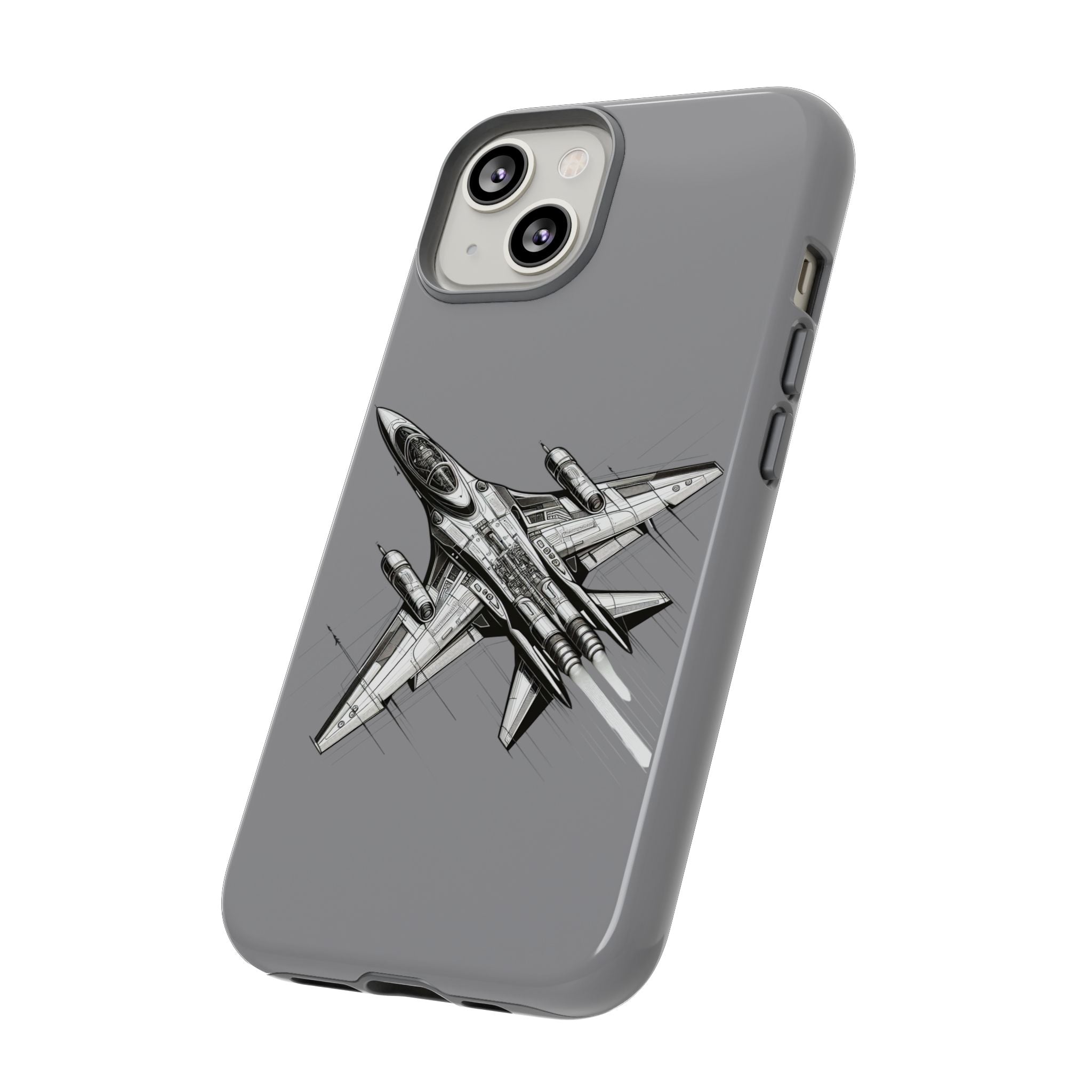 Tough Cases - Airplane Phone Case, Fighter Jet Design, Gift for Aviation Lovers, Durable Protection, Cool Tech Accessories