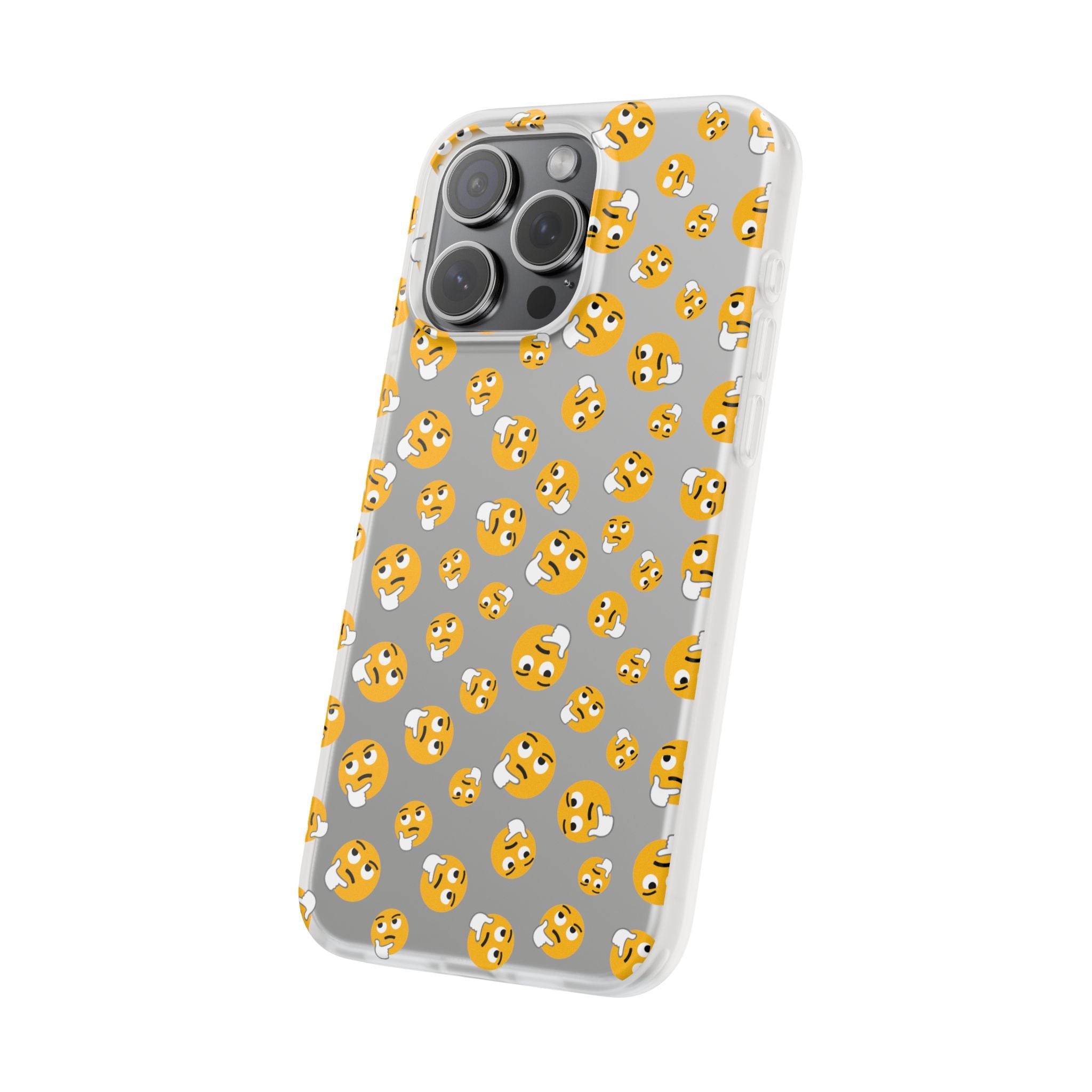 Cheerful Emoji Phone Cases, Cute Flexi Cases for iPhone, Fun Cell Phone Accessories, Gift for Teens, Birthday Party Favor