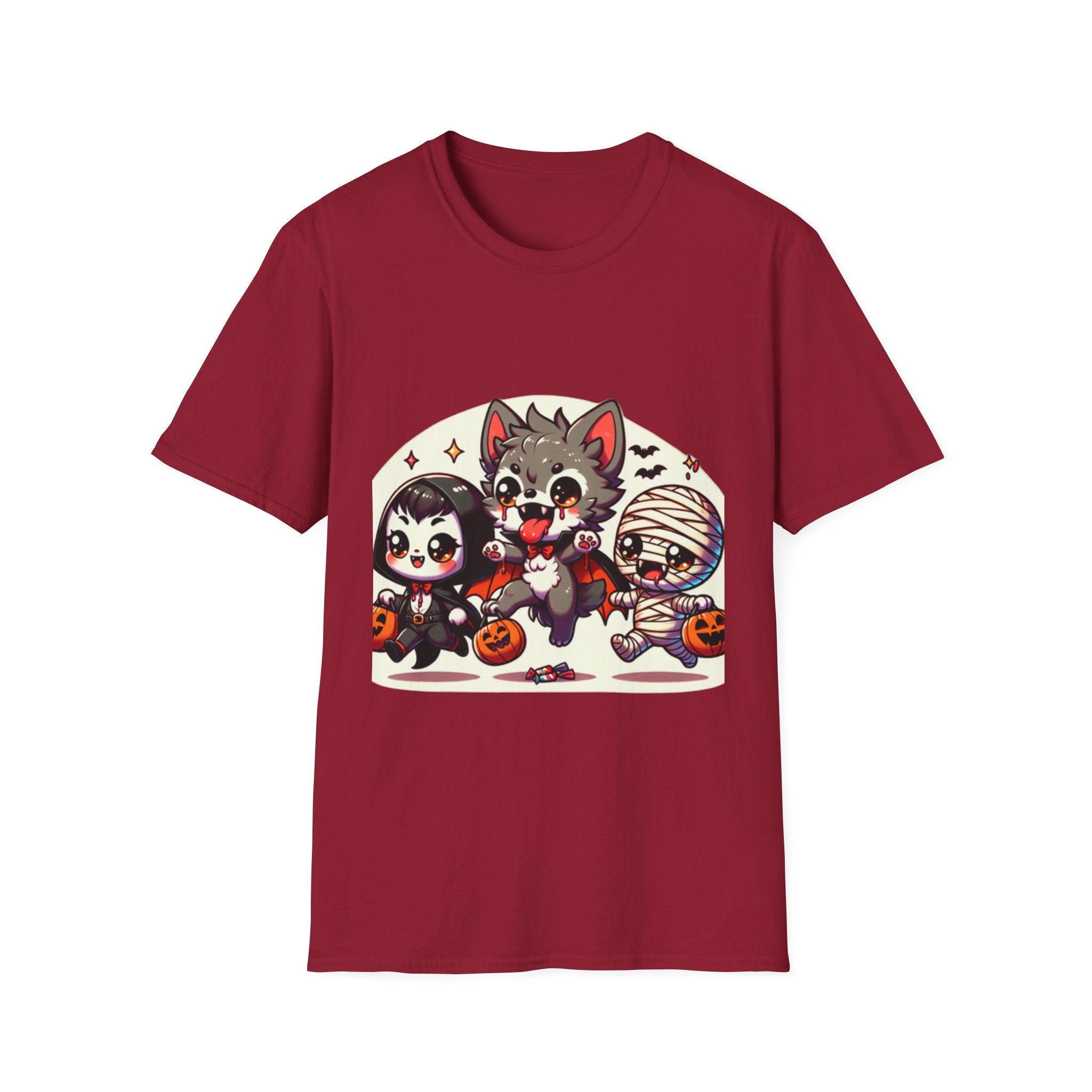 Cute Halloween Kids T-Shirt, Unisex Tee for Fall Festivals, Trick or Treat, Costume Party, Gift Idea