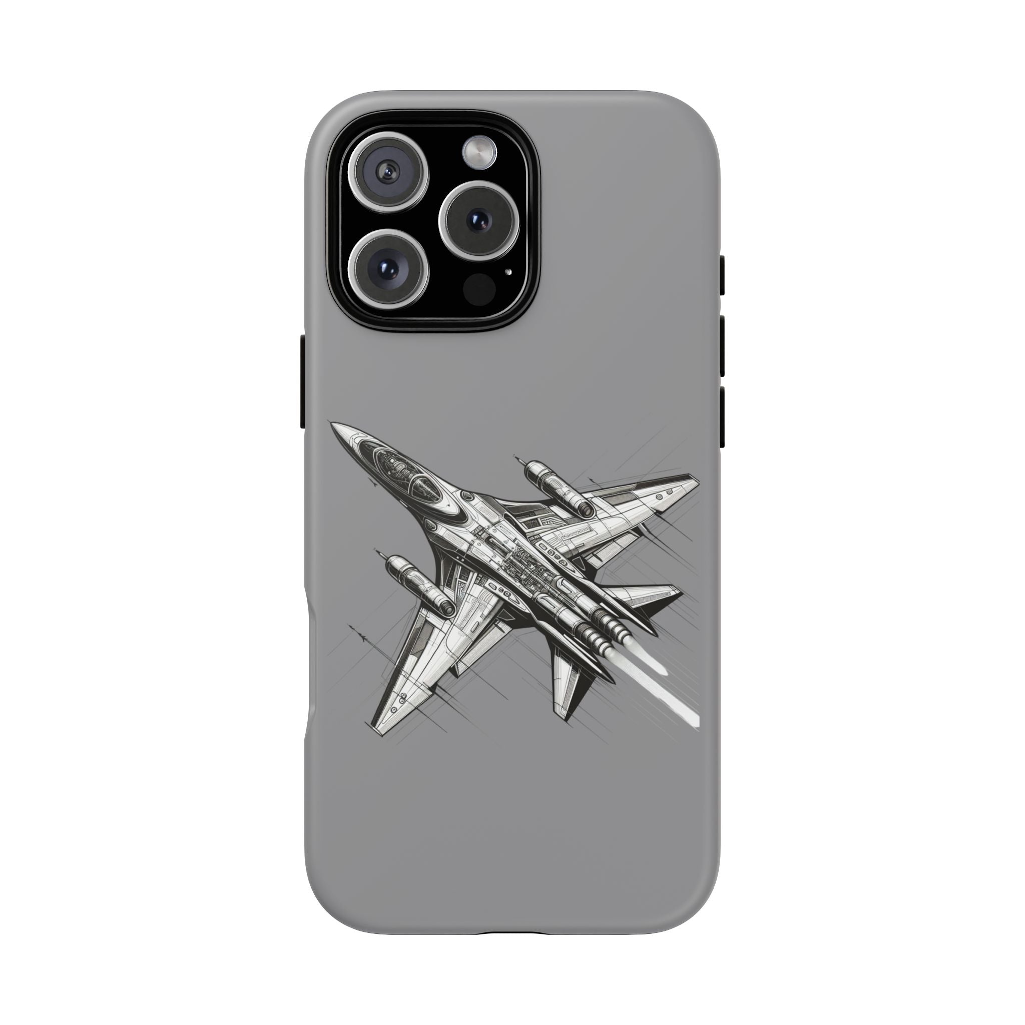 Tough Cases - Airplane Phone Case, Fighter Jet Design, Gift for Aviation Lovers, Durable Protection, Cool Tech Accessories