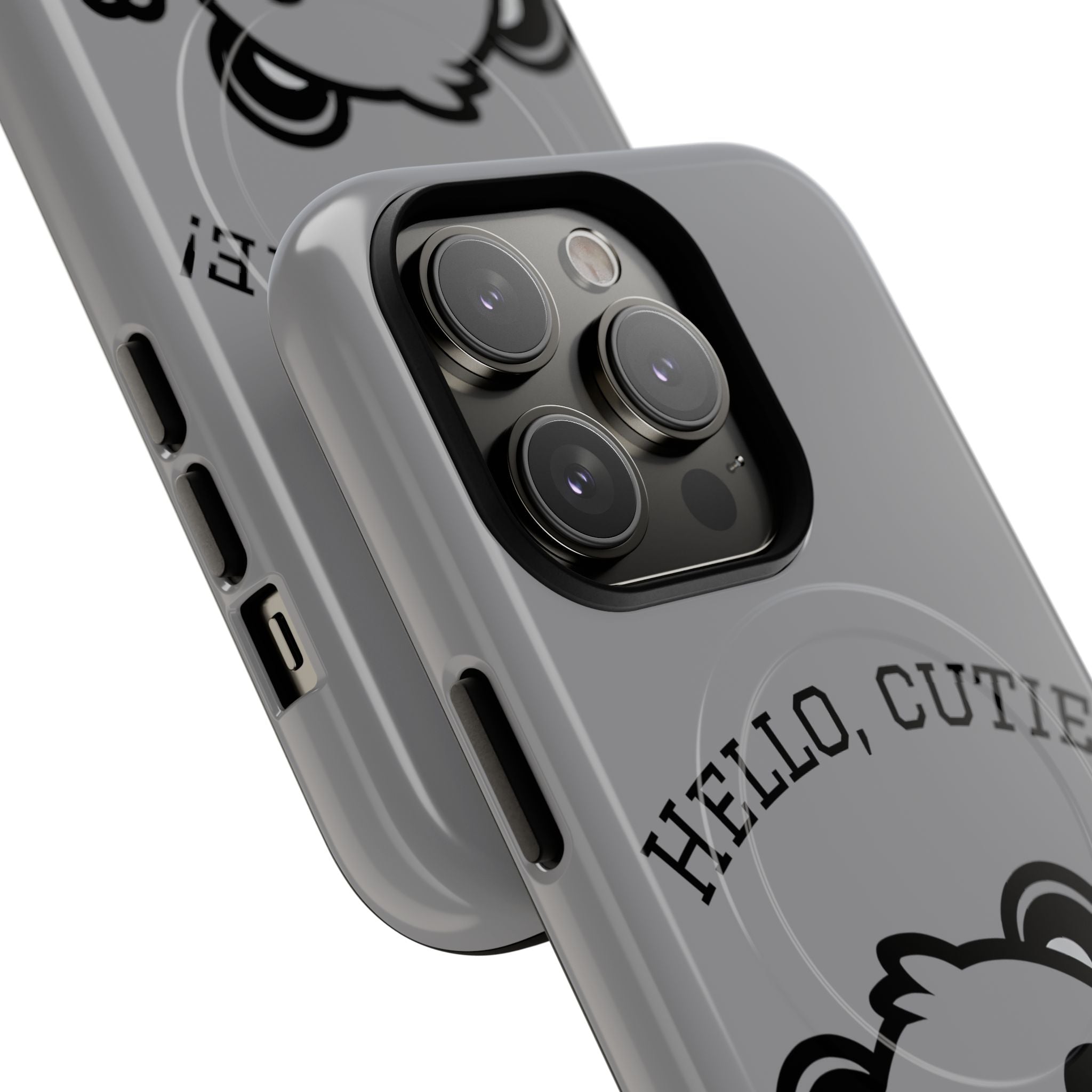 Cute Panda Phone Case, Tough Magnetic Cases for iPhone, Hello Cutie Design, Fun Gift for Kids, Unique Tech Accessories
