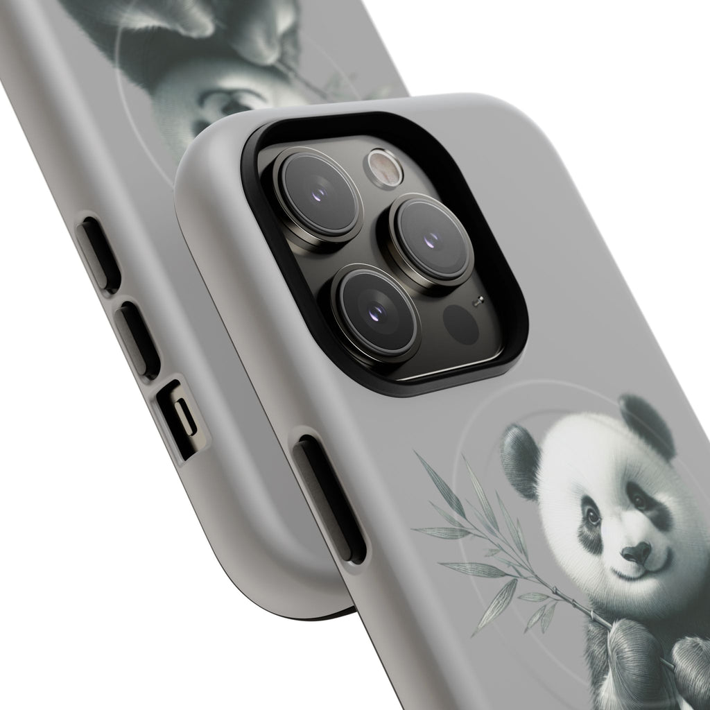 Cute Panda Magnetic Phone Case, Durable Phone Cover, Gift for Animal Lovers, Cute Phone Accessory, Stylish Protection Case