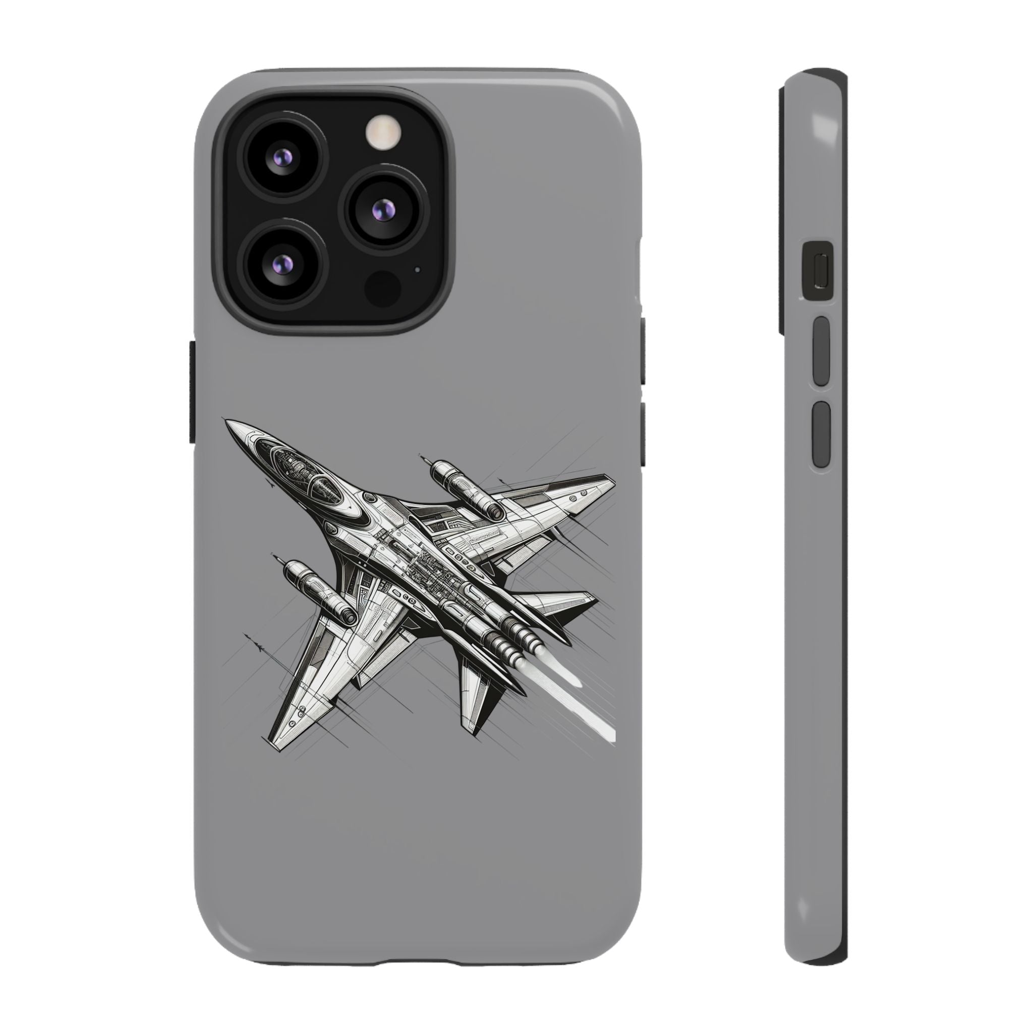 Tough Cases - Airplane Phone Case, Fighter Jet Design, Gift for Aviation Lovers, Durable Protection, Cool Tech Accessories