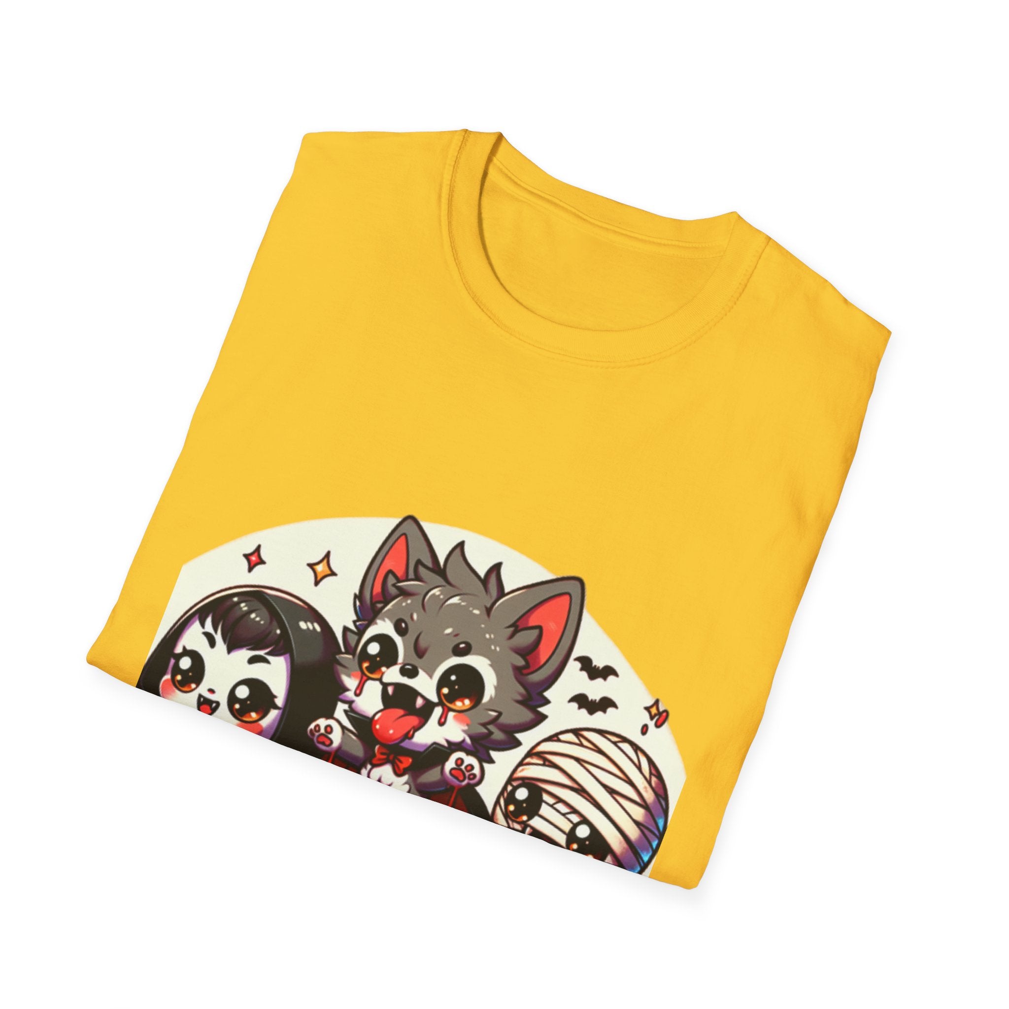 Cute Halloween Kids T-Shirt, Unisex Tee for Fall Festivals, Trick or Treat, Costume Party, Gift Idea