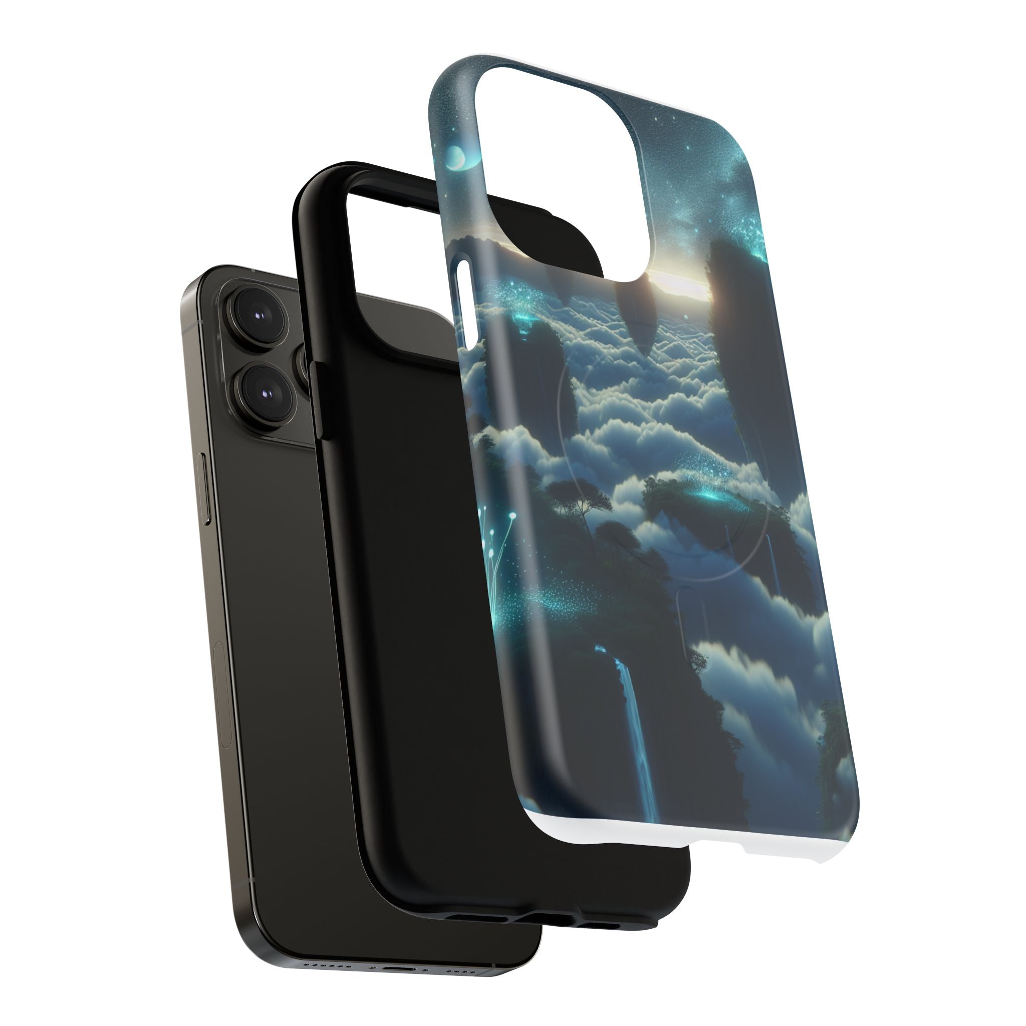 Dreamy Landscape Magnetic Phone Case, Tough Armor Cover, Cosmic Gift, Aesthetic Case for Cell Phones, Unique Phone Accessory