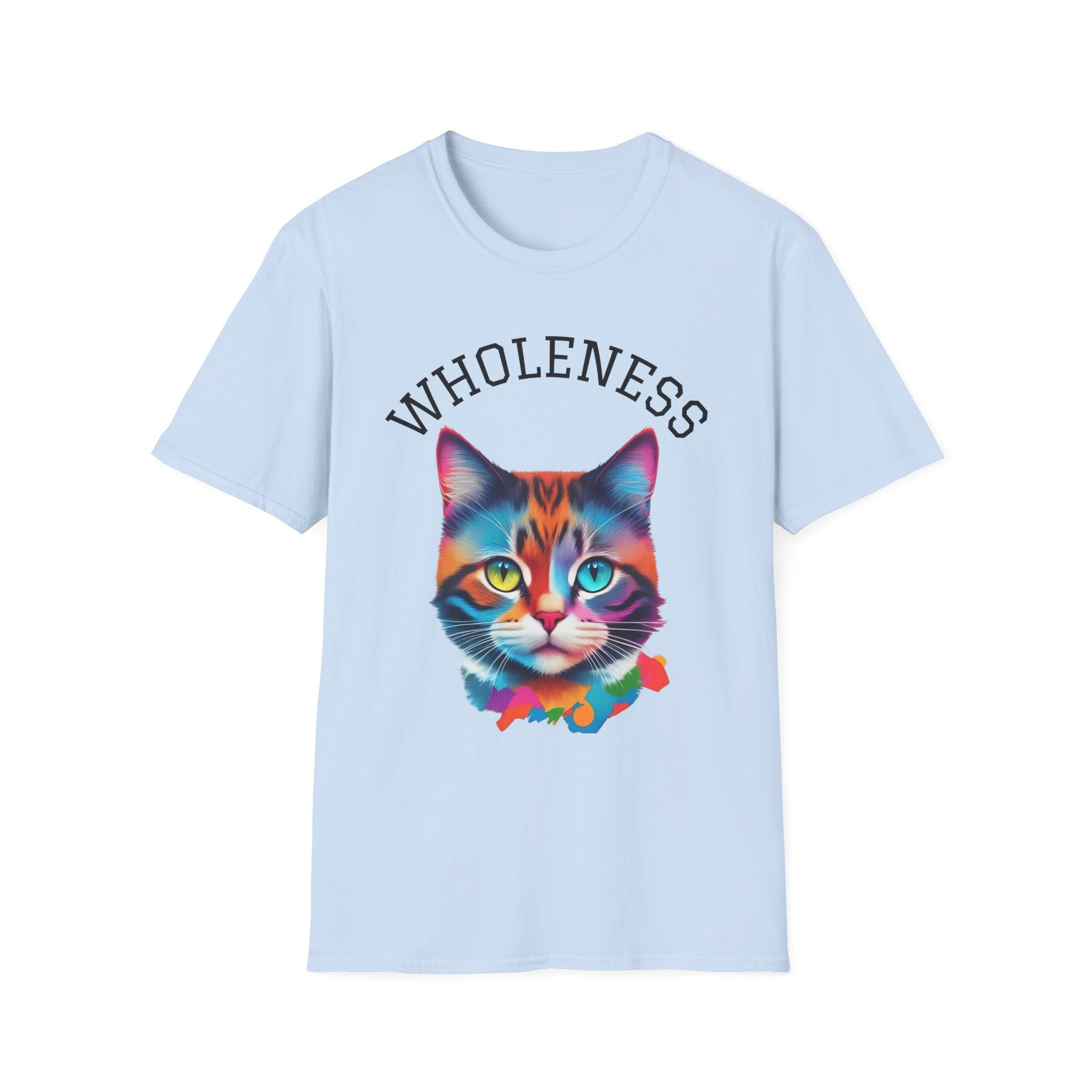 Colorful Cat Wholeness Unisex Softstyle T-Shirt