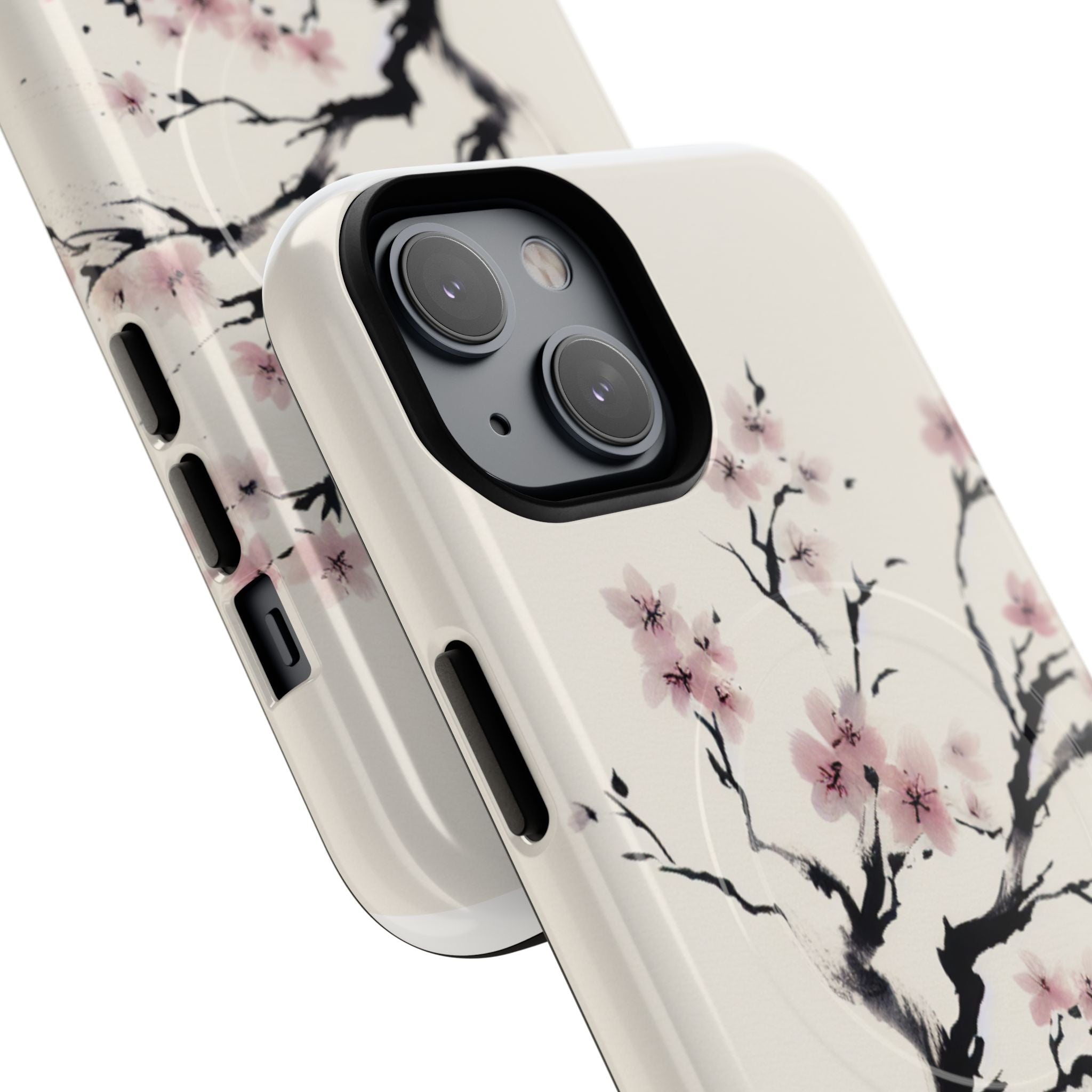Cherry Blossom Tough Case, Floral Phone Cover, Protective Phone Case, Spring Gift, Unique Cell Phone Case