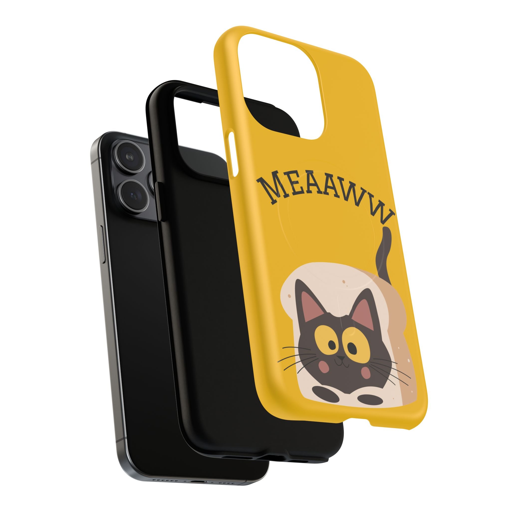 Funny Cat Phone Case for Pet Lovers, Tough Magnetic Cases, Cute Cat Accessory, Gift for Cat Owners, Unique Cat Themed Gift