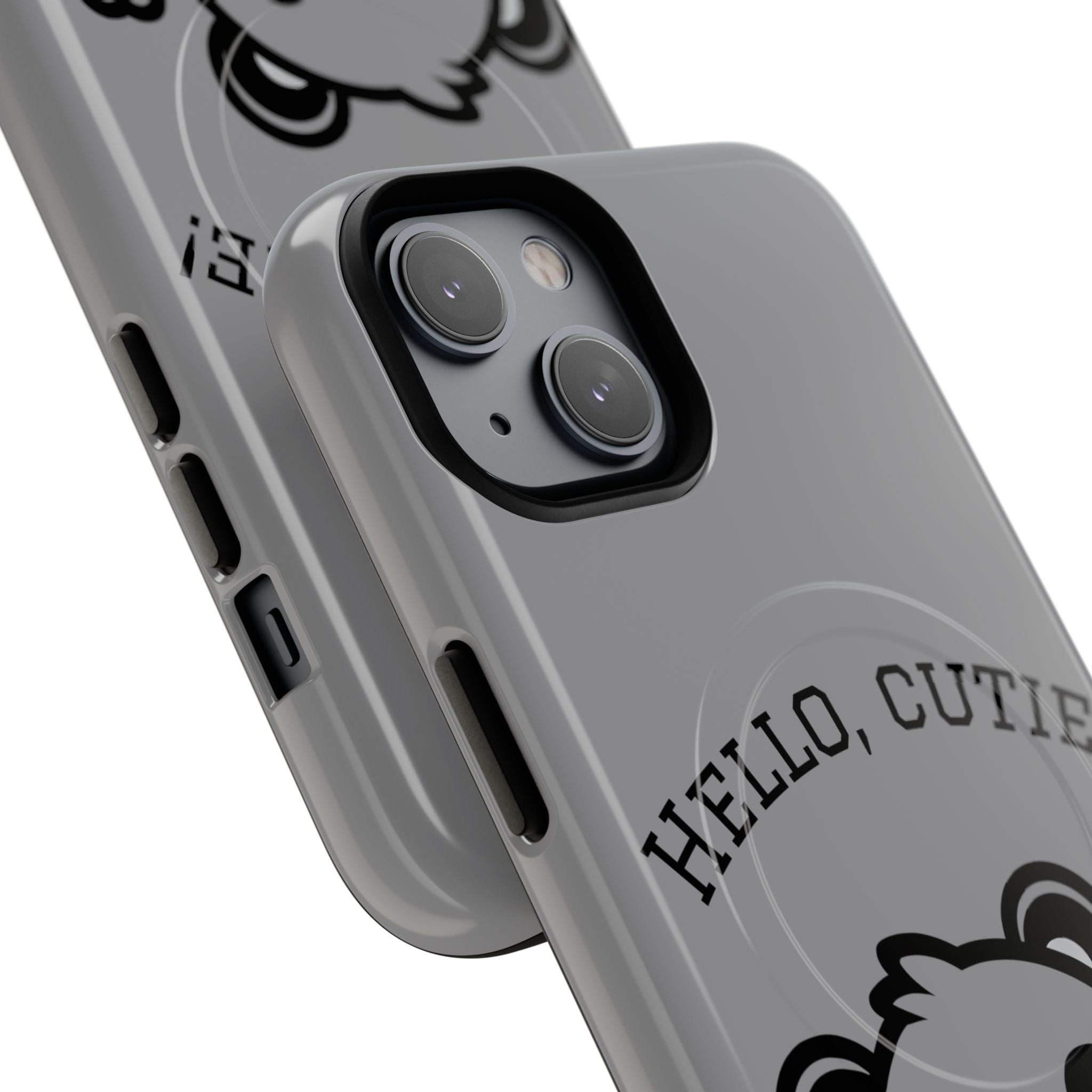 Cute Panda Phone Case, Tough Magnetic Cases for iPhone, Hello Cutie Design, Fun Gift for Kids, Unique Tech Accessories