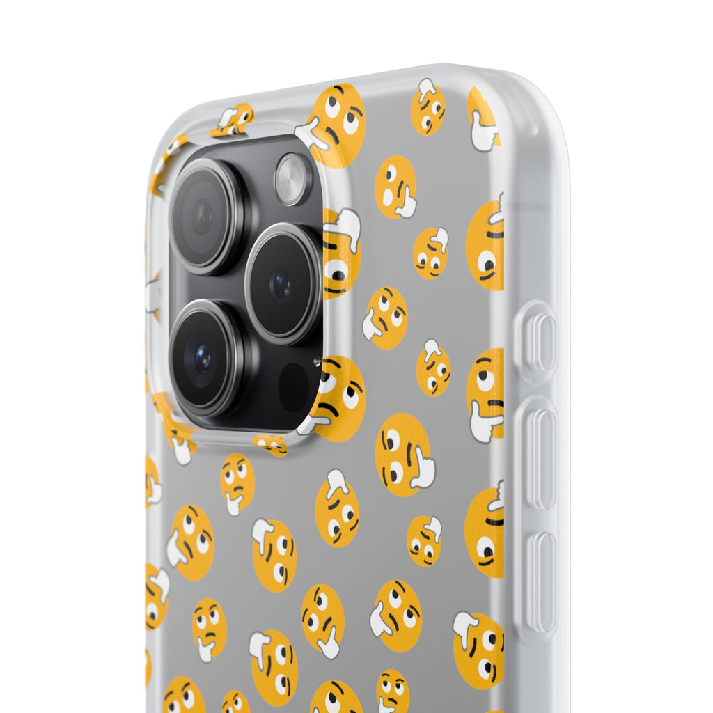 Cheerful Emoji Phone Cases, Cute Flexi Cases for iPhone, Fun Cell Phone Accessories, Gift for Teens, Birthday Party Favor