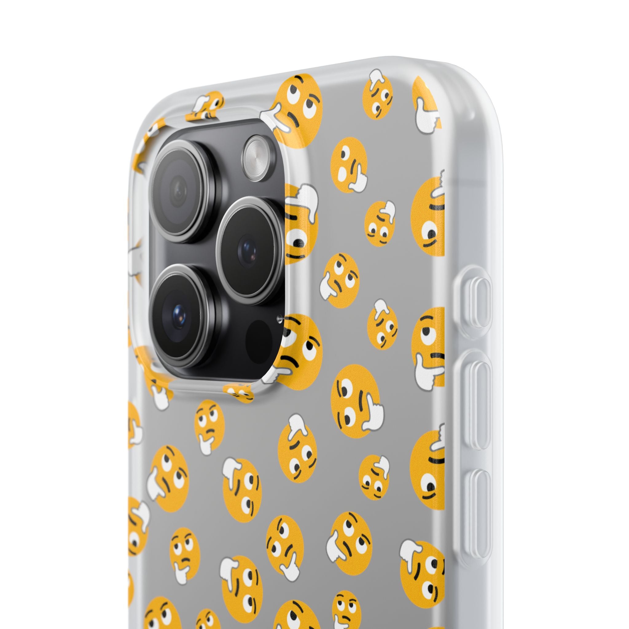 Cheerful Emoji Phone Cases, Cute Flexi Cases for iPhone, Fun Cell Phone Accessories, Gift for Teens, Birthday Party Favor