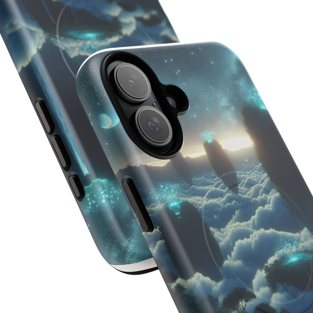 Dreamy Landscape Magnetic Phone Case, Tough Armor Cover, Cosmic Gift, Aesthetic Case for Cell Phones, Unique Phone Accessory