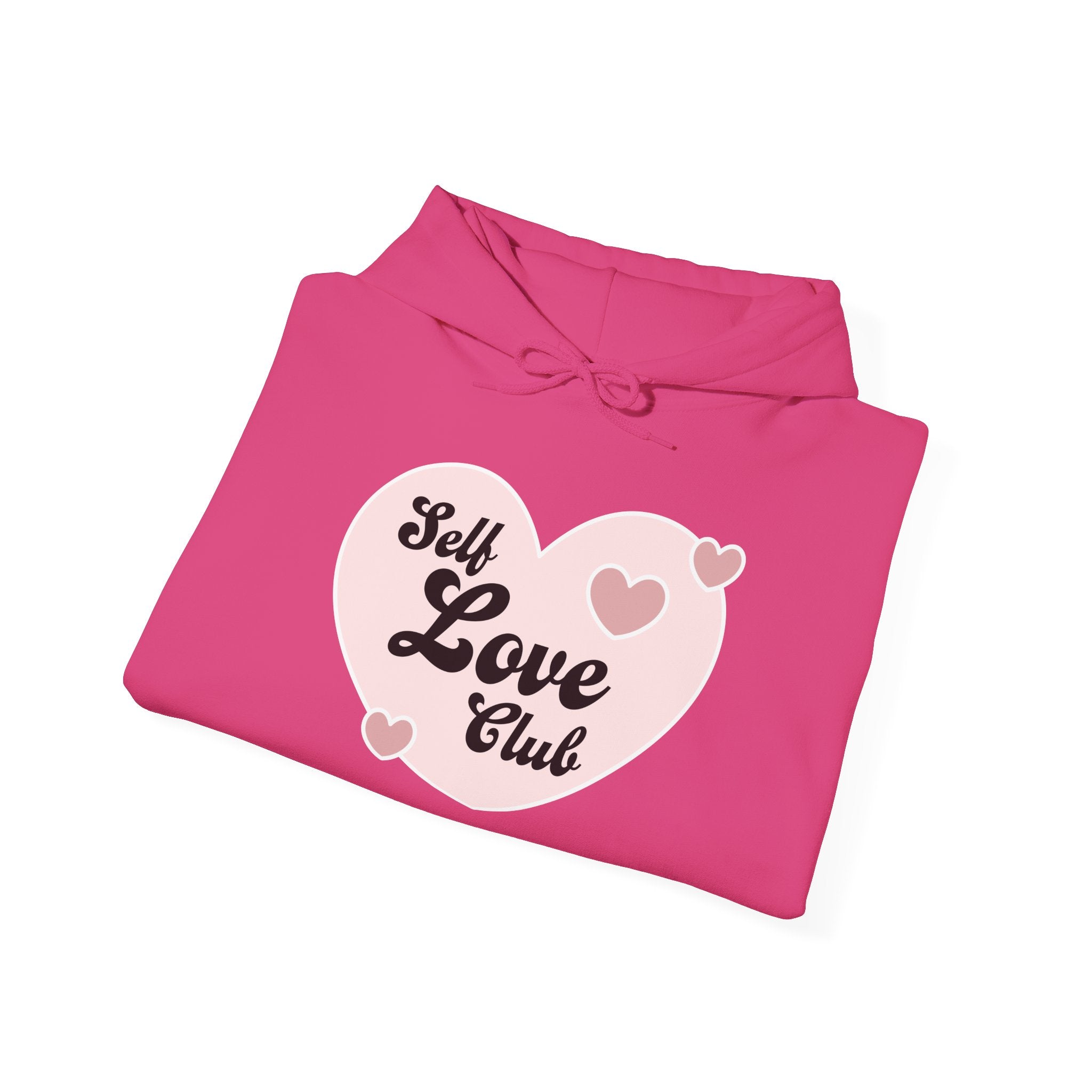 Self Love Club Hoodie, Unisex Sweatshirt, Cozy Hooded Sweatshirt, Perfect for Self-Care, Valentine's Day Gift, Comfort Wear