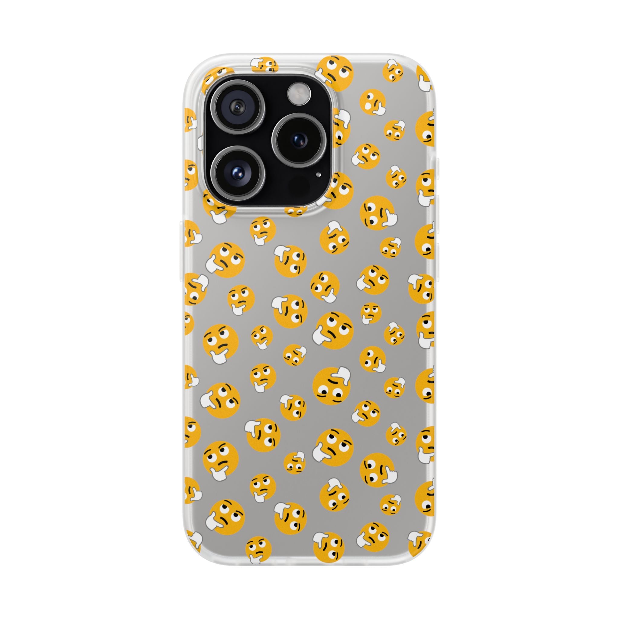 Cheerful Emoji Phone Cases, Cute Flexi Cases for iPhone, Fun Cell Phone Accessories, Gift for Teens, Birthday Party Favor