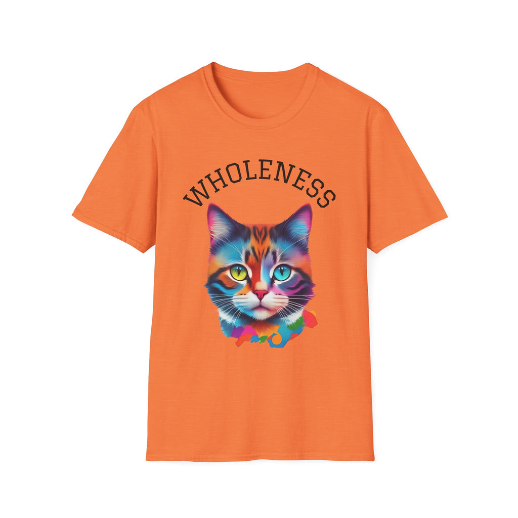 Colorful Cat Wholeness Unisex Softstyle T-Shirt