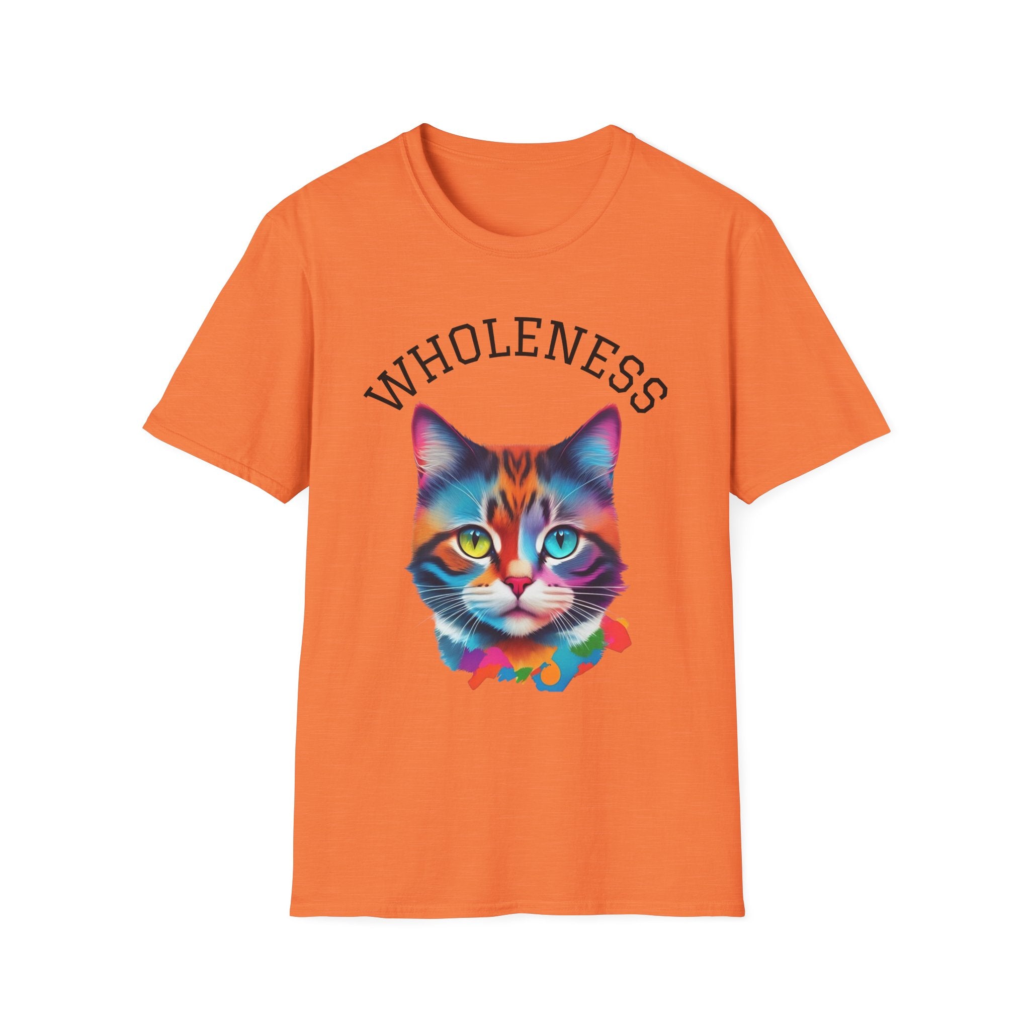 Colorful Cat Wholeness Unisex Softstyle T-Shirt