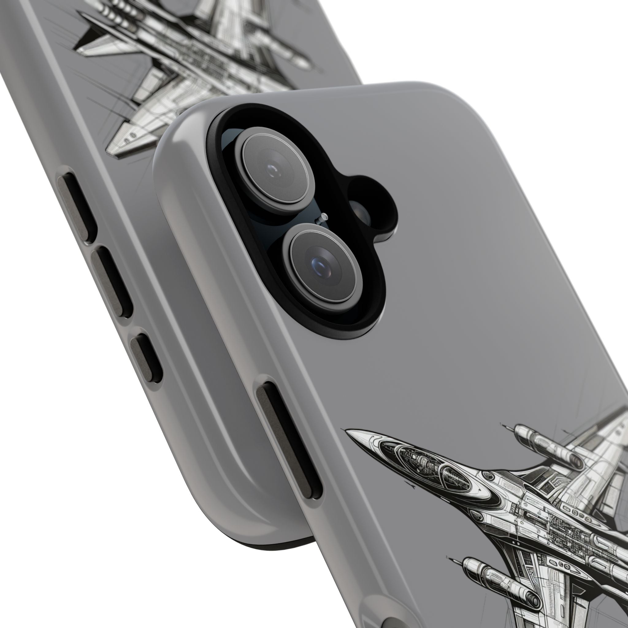 Tough Cases - Airplane Phone Case, Fighter Jet Design, Gift for Aviation Lovers, Durable Protection, Cool Tech Accessories