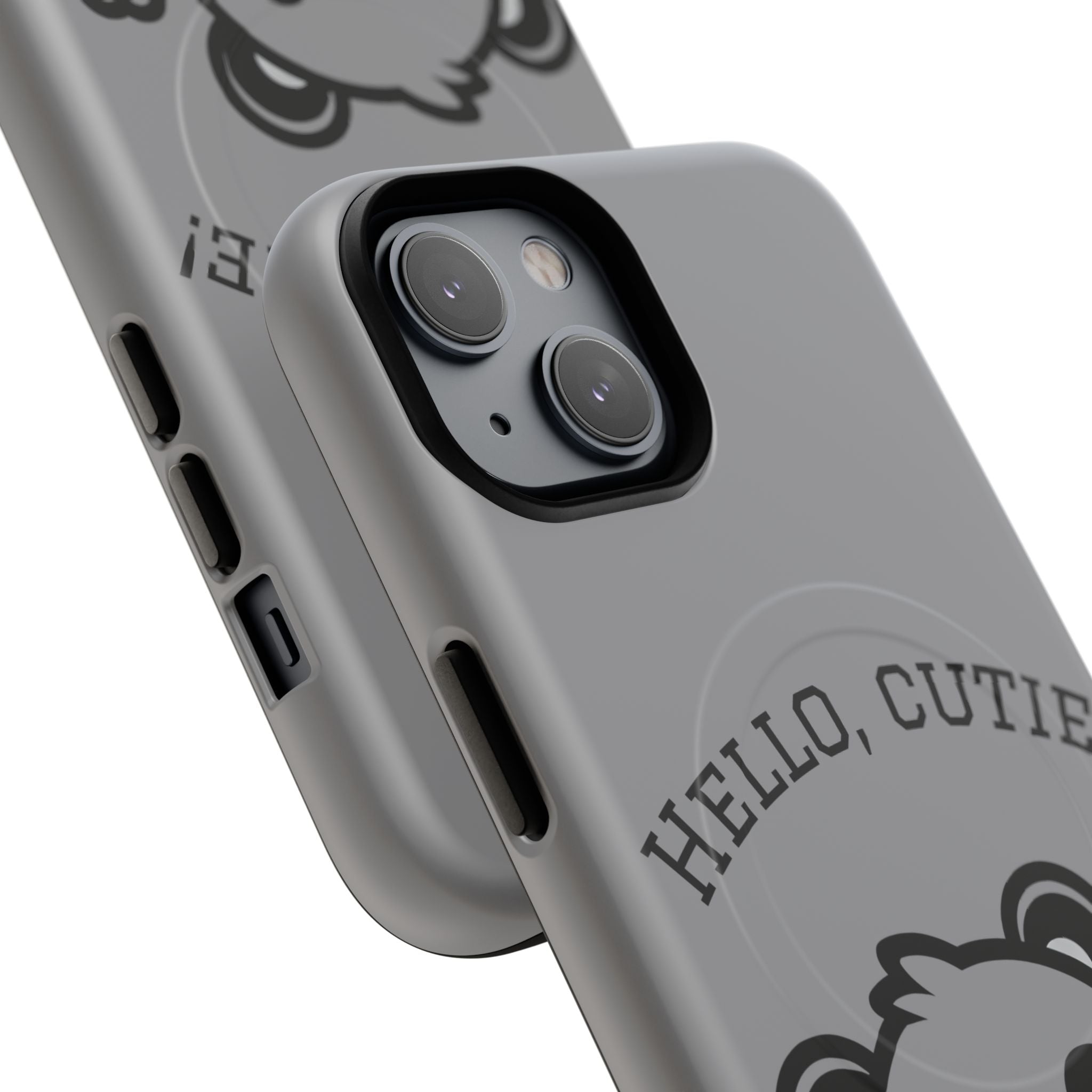 Cute Panda Phone Case, Tough Magnetic Cases for iPhone, Hello Cutie Design, Fun Gift for Kids, Unique Tech Accessories