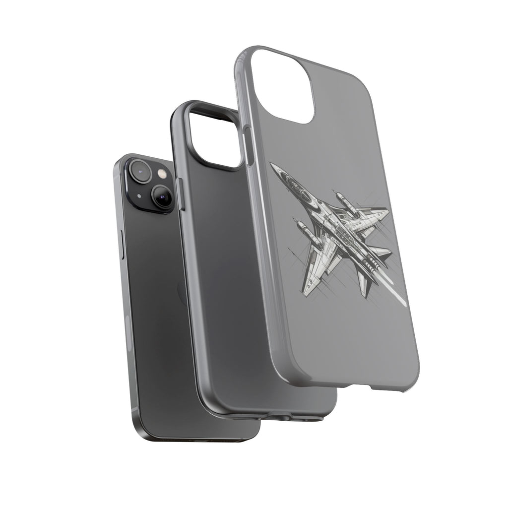 Tough Cases - Airplane Phone Case, Fighter Jet Design, Gift for Aviation Lovers, Durable Protection, Cool Tech Accessories