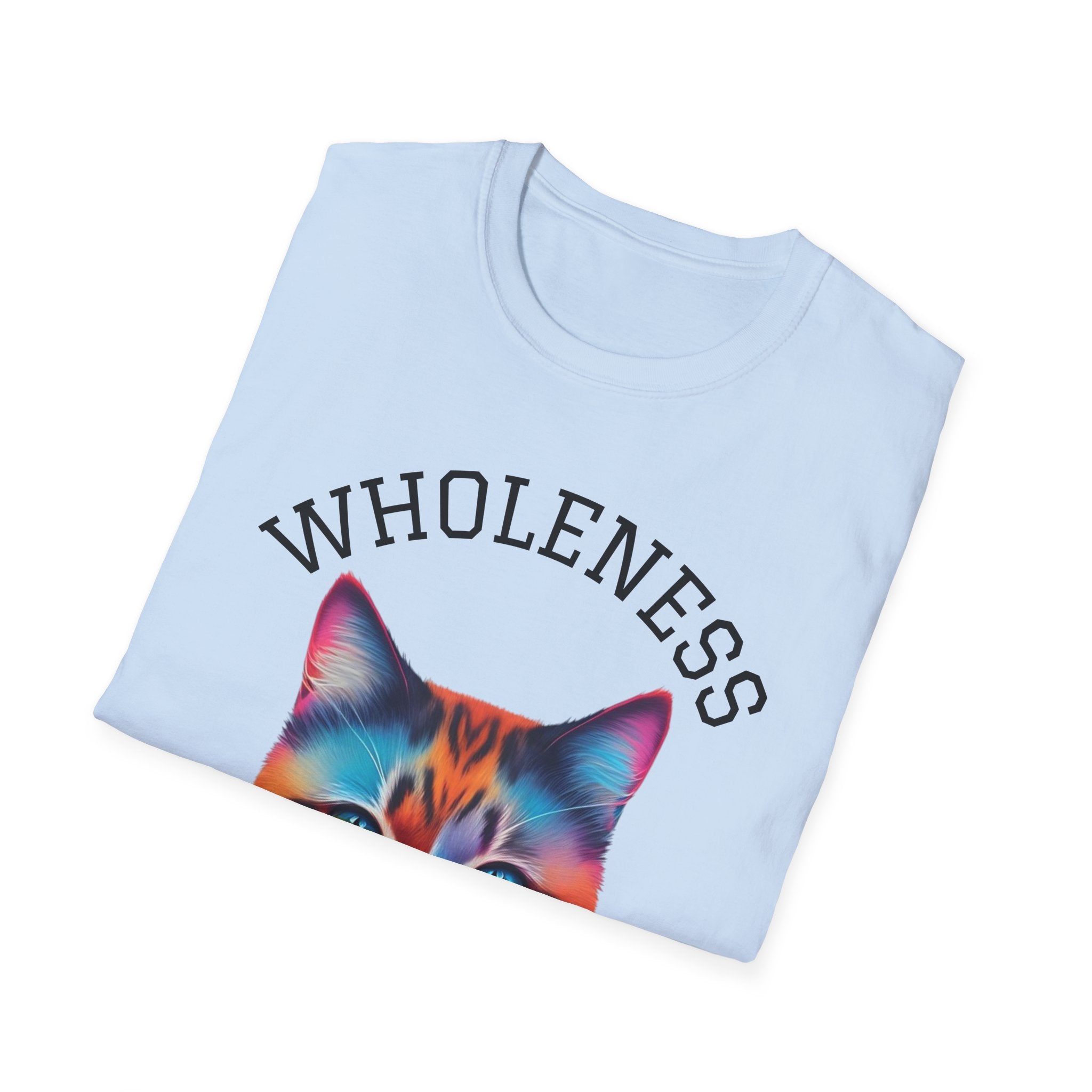 Colorful Cat Wholeness Unisex Softstyle T-Shirt