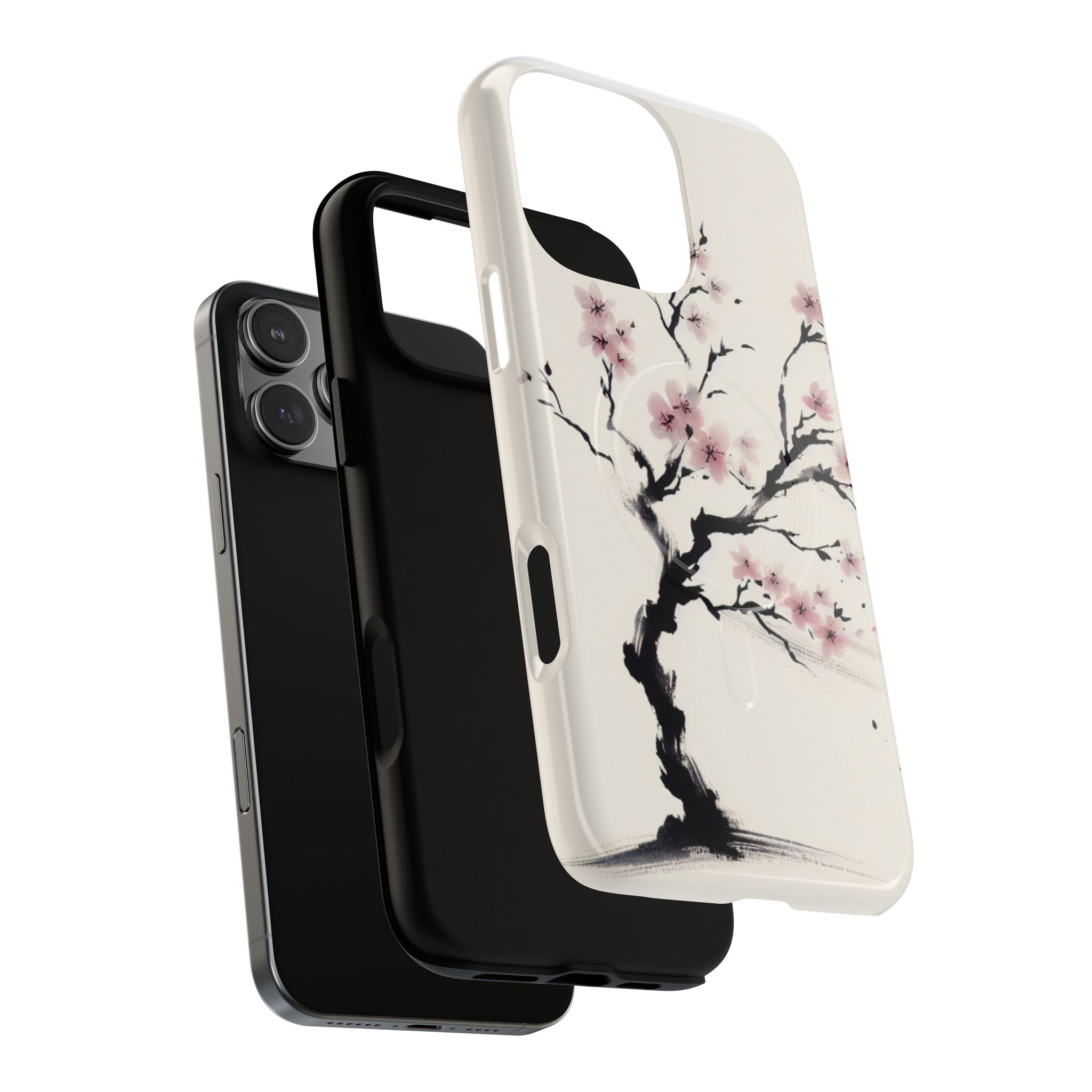 Cherry Blossom Tough Case, Floral Phone Cover, Protective Phone Case, Spring Gift, Unique Cell Phone Case