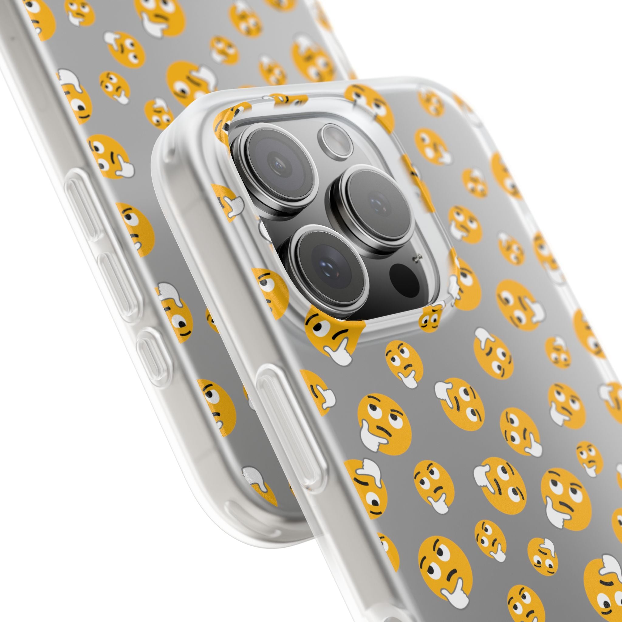 Cheerful Emoji Phone Cases, Cute Flexi Cases for iPhone, Fun Cell Phone Accessories, Gift for Teens, Birthday Party Favor