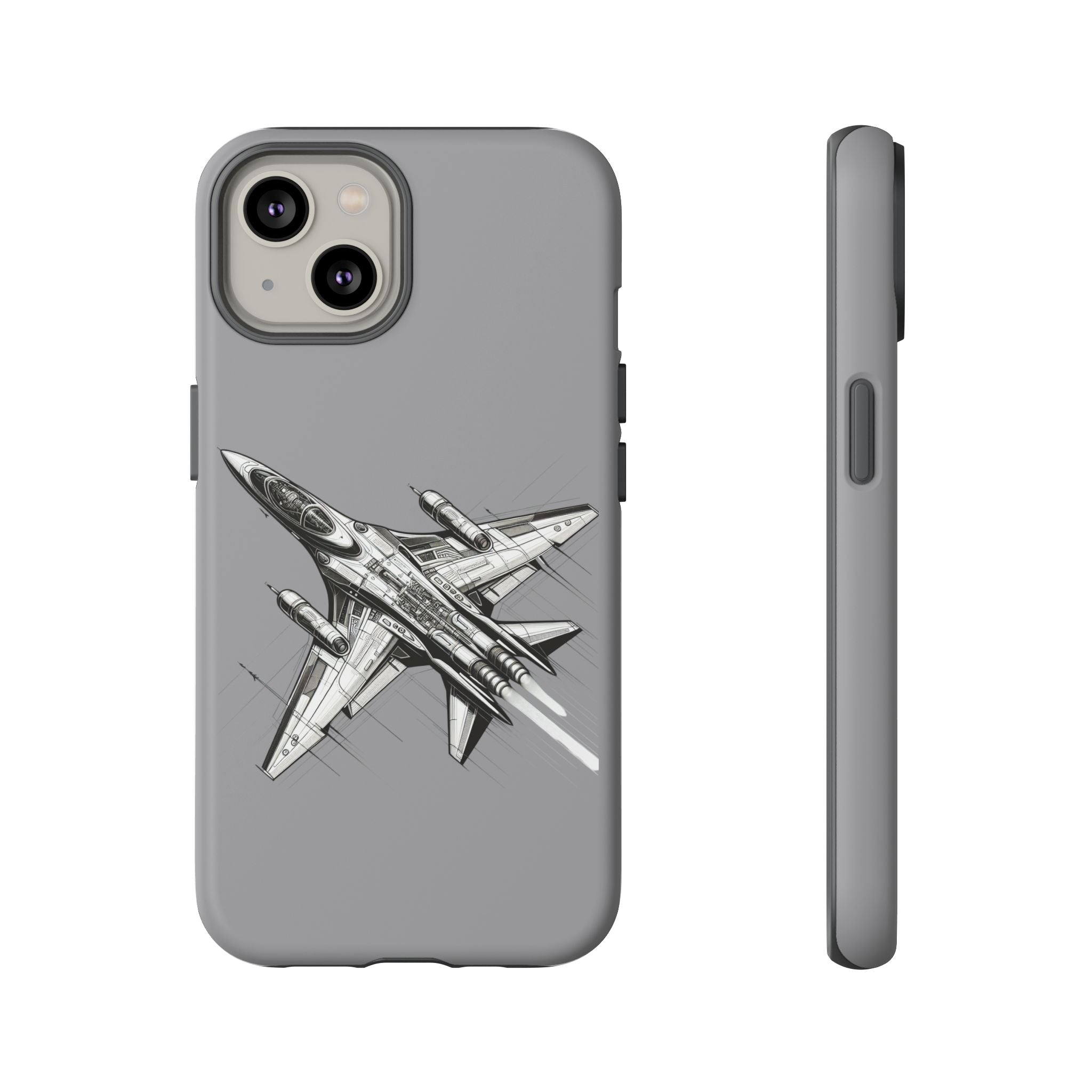 Tough Cases - Airplane Phone Case, Fighter Jet Design, Gift for Aviation Lovers, Durable Protection, Cool Tech Accessories