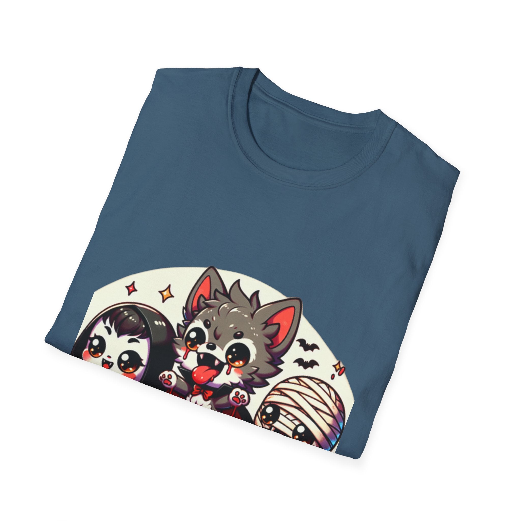 Cute Halloween Kids T-Shirt, Unisex Tee for Fall Festivals, Trick or Treat, Costume Party, Gift Idea