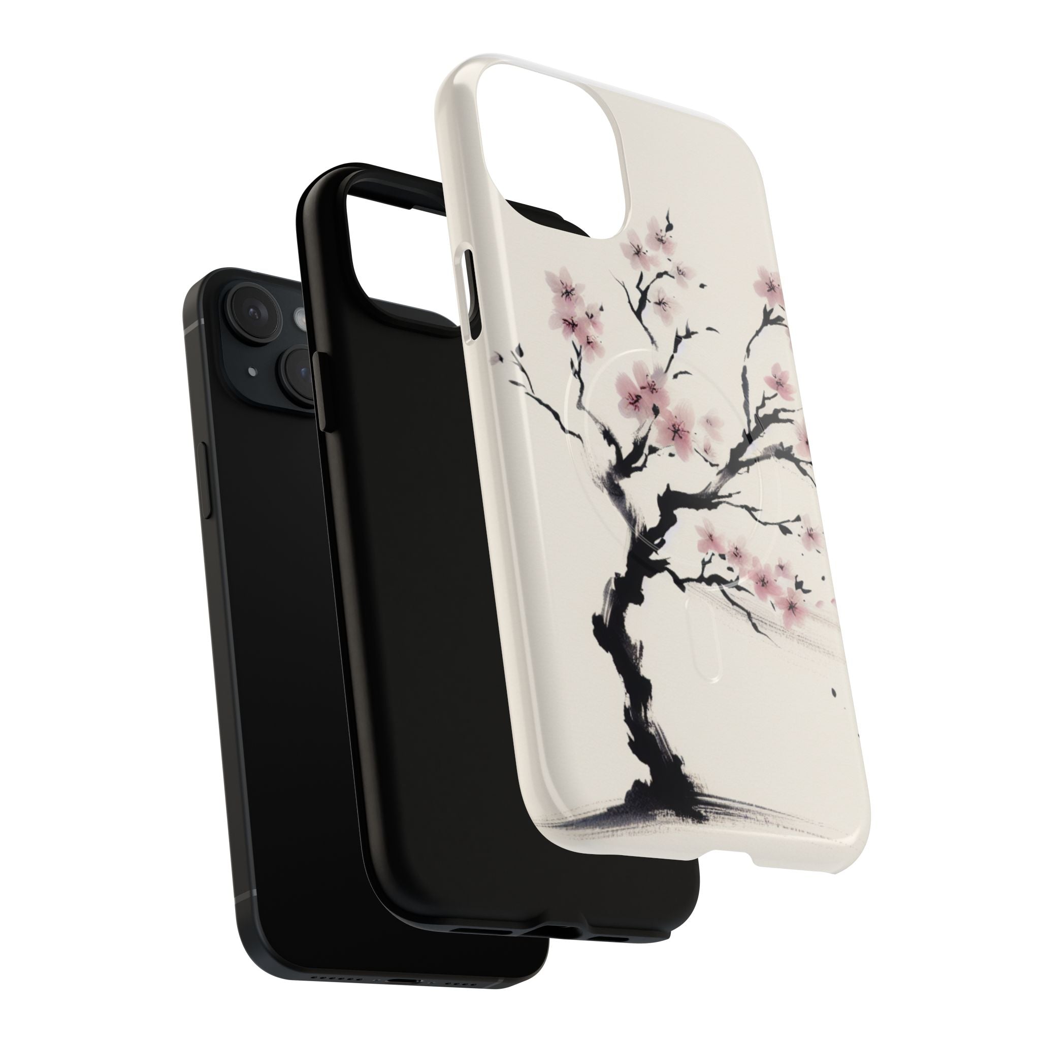 Cherry Blossom Tough Case, Floral Phone Cover, Protective Phone Case, Spring Gift, Unique Cell Phone Case